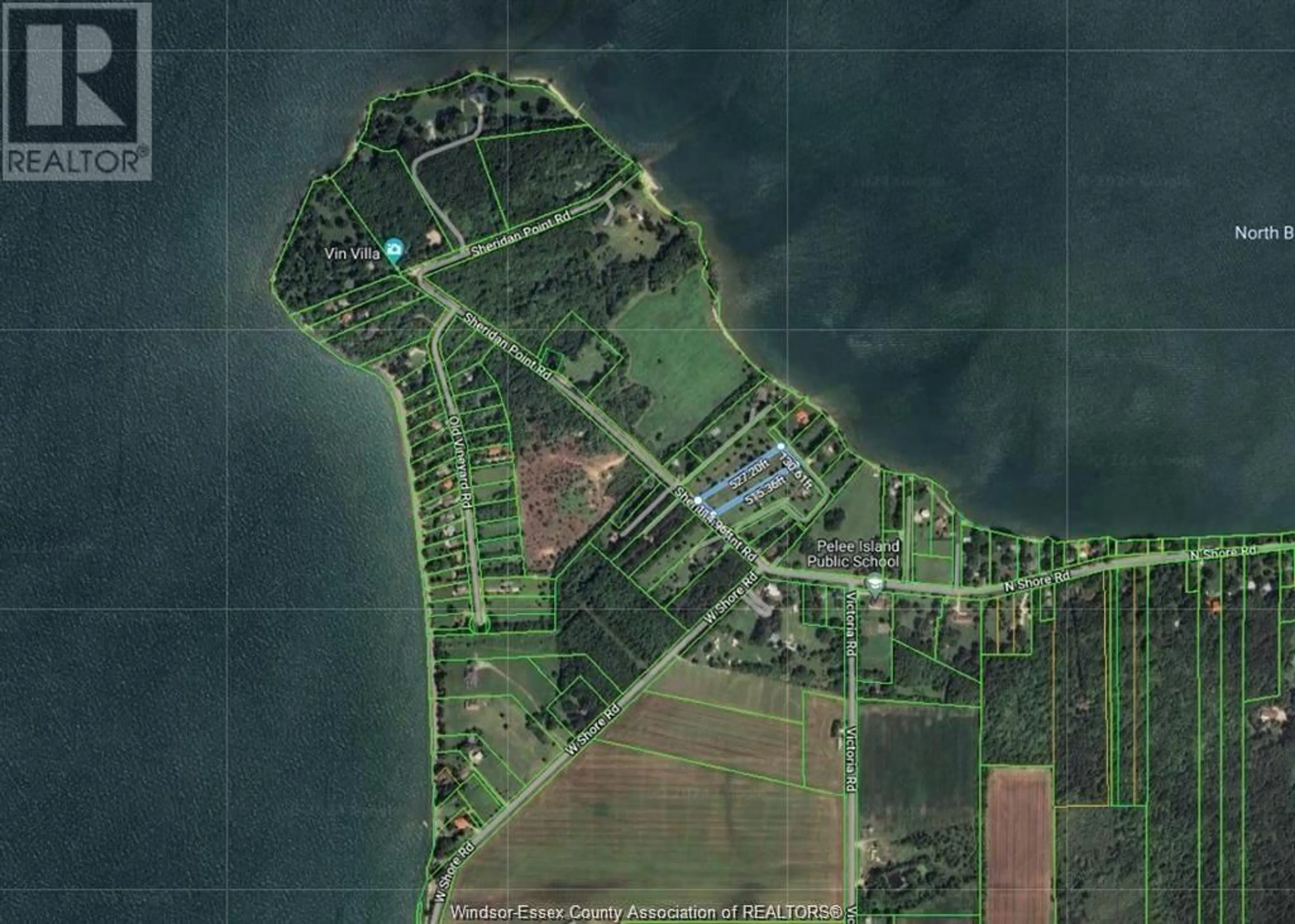 Picture of a map for 137 SHERIDAN POINT Rd, Pelee Island Ontario N0R 1M0