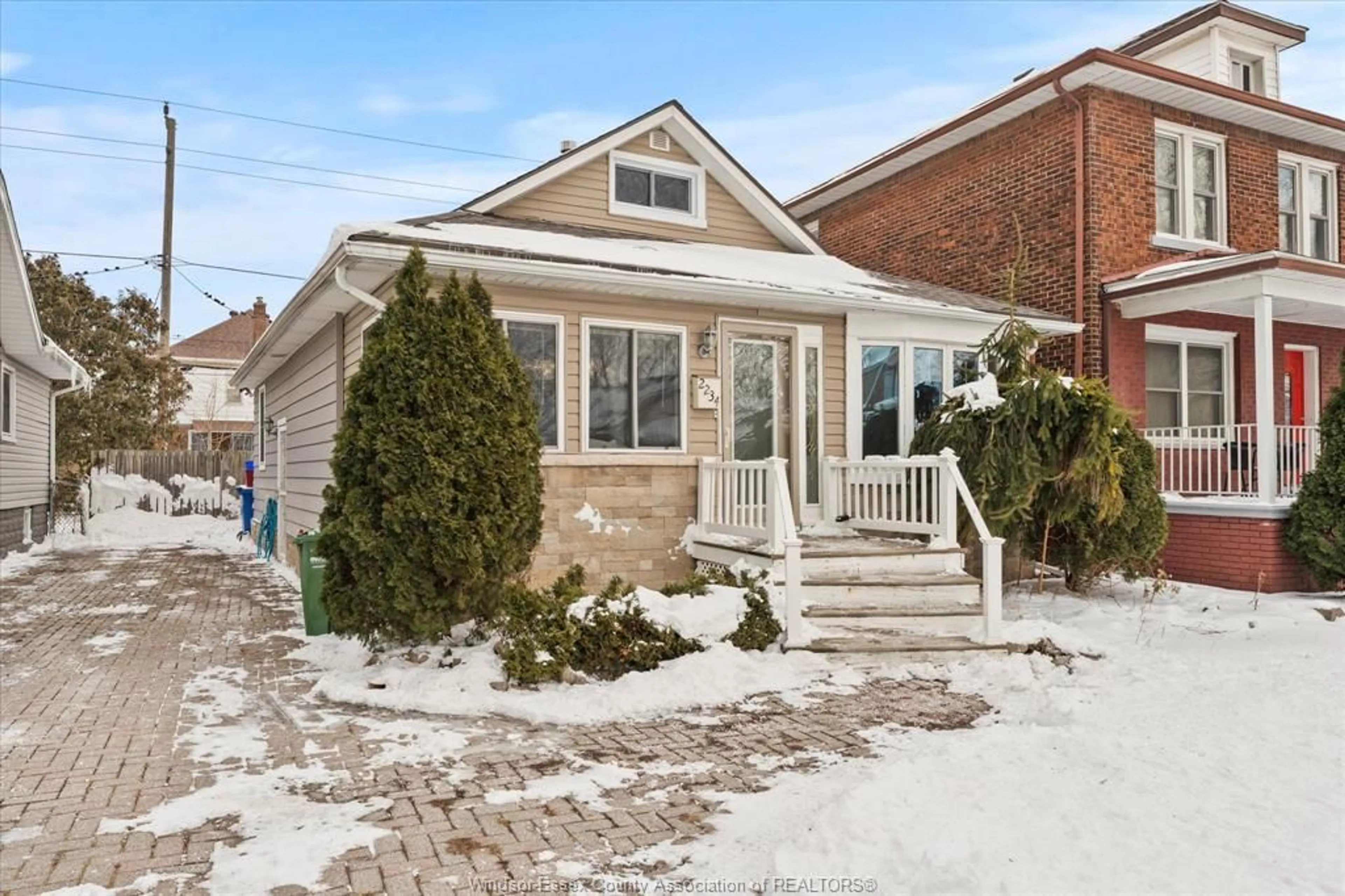 Home with brick exterior material, street for 2234 Highland, Windsor Ontario N8X 3S4