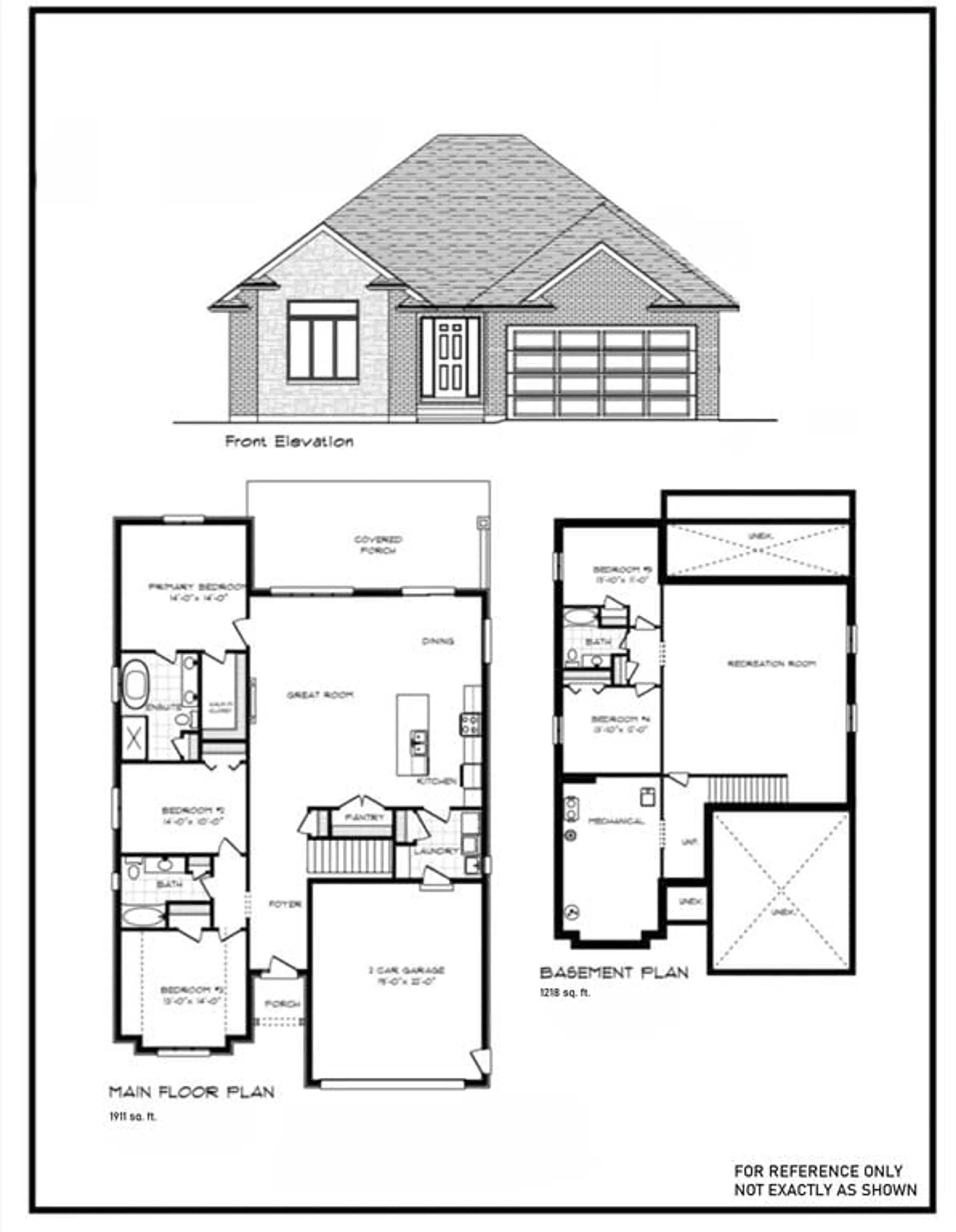 Floor plan for 640 Sweetbay Cres, Sarnia Ontario N7S 0B3