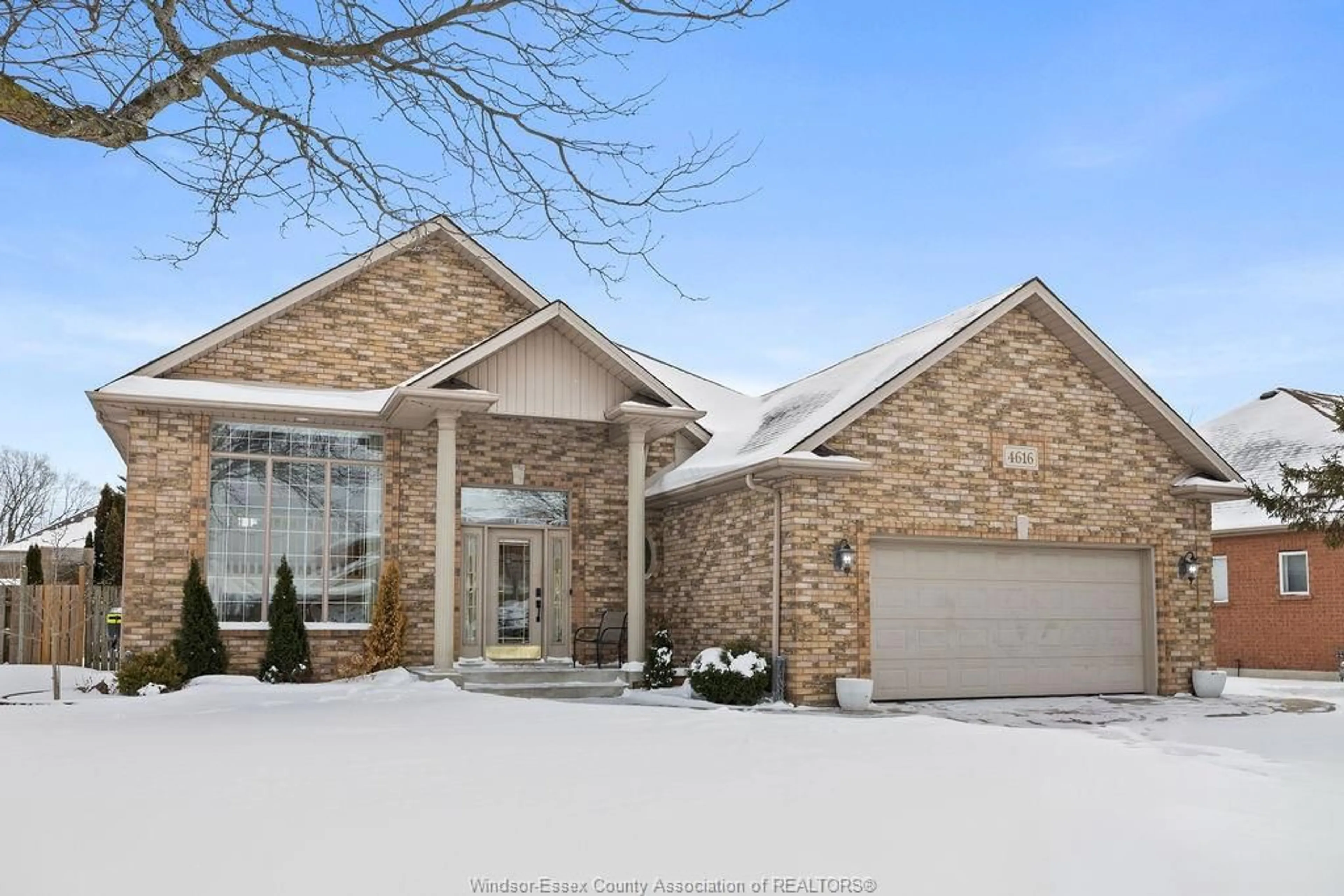 Home with brick exterior material, street for 4616 Tournament Crt, Windsor Ontario N9G 2P8