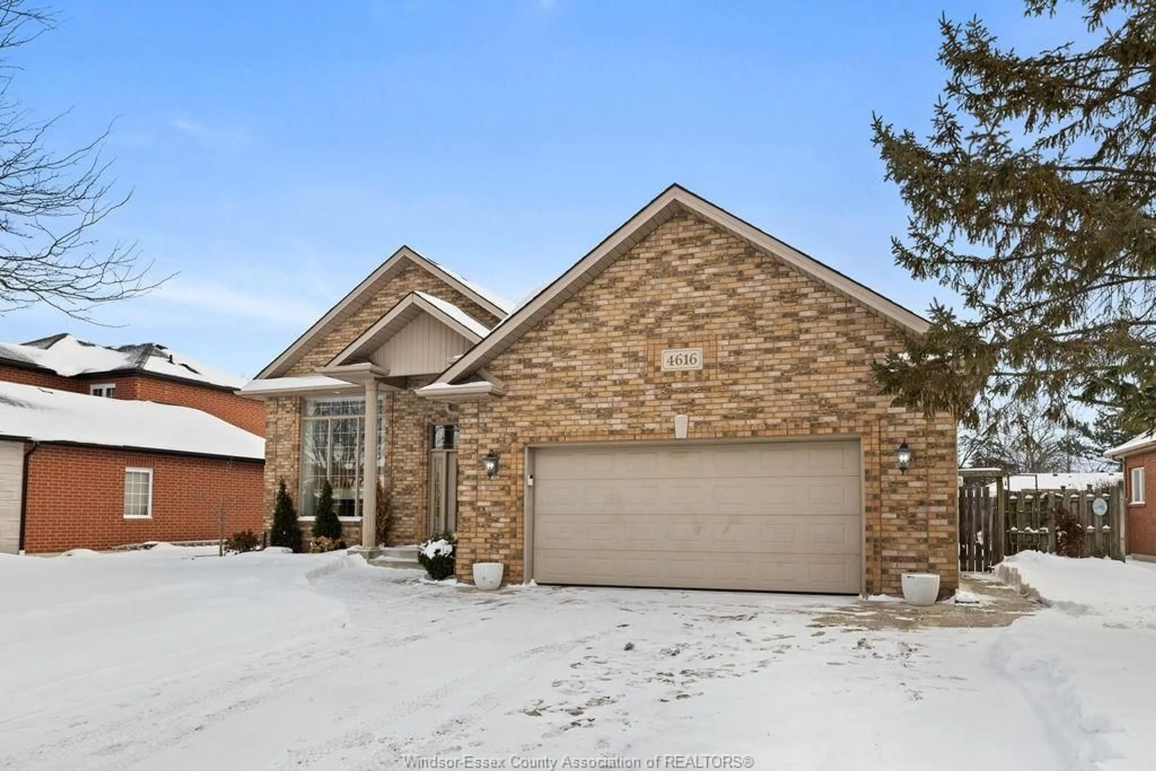 Home with brick exterior material, street for 4616 Tournament Crt, Windsor Ontario N9G 2P8