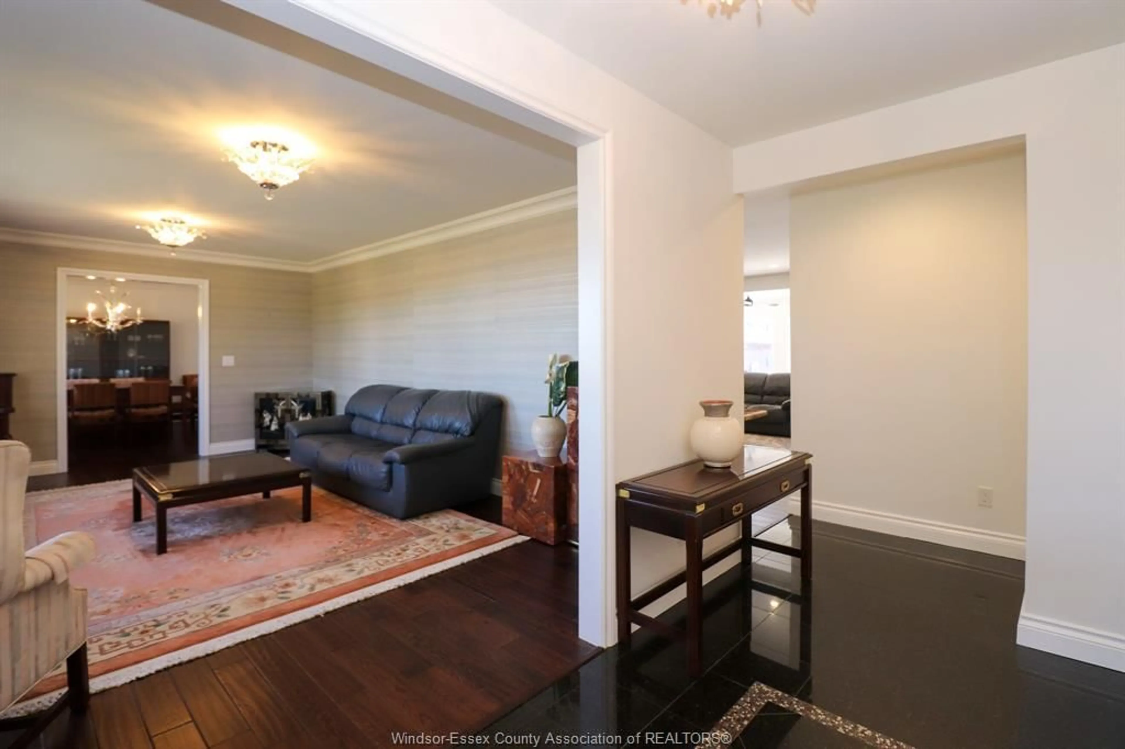 Living room with furniture, unknown for 463 RUSSELL WOODS Rd, Lakeshore Ontario N8H 3S6