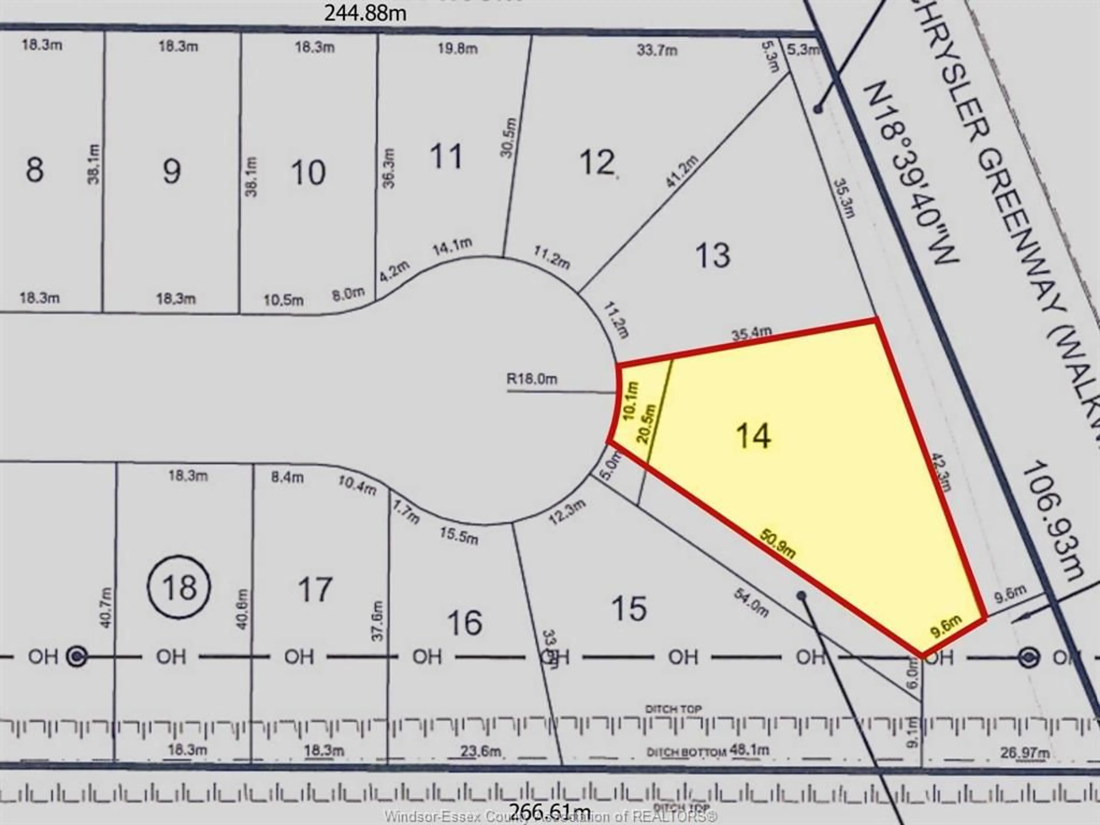 Floor plan for LOT 14 DUCHARME Lane, McGregor Ontario N0R 1J0