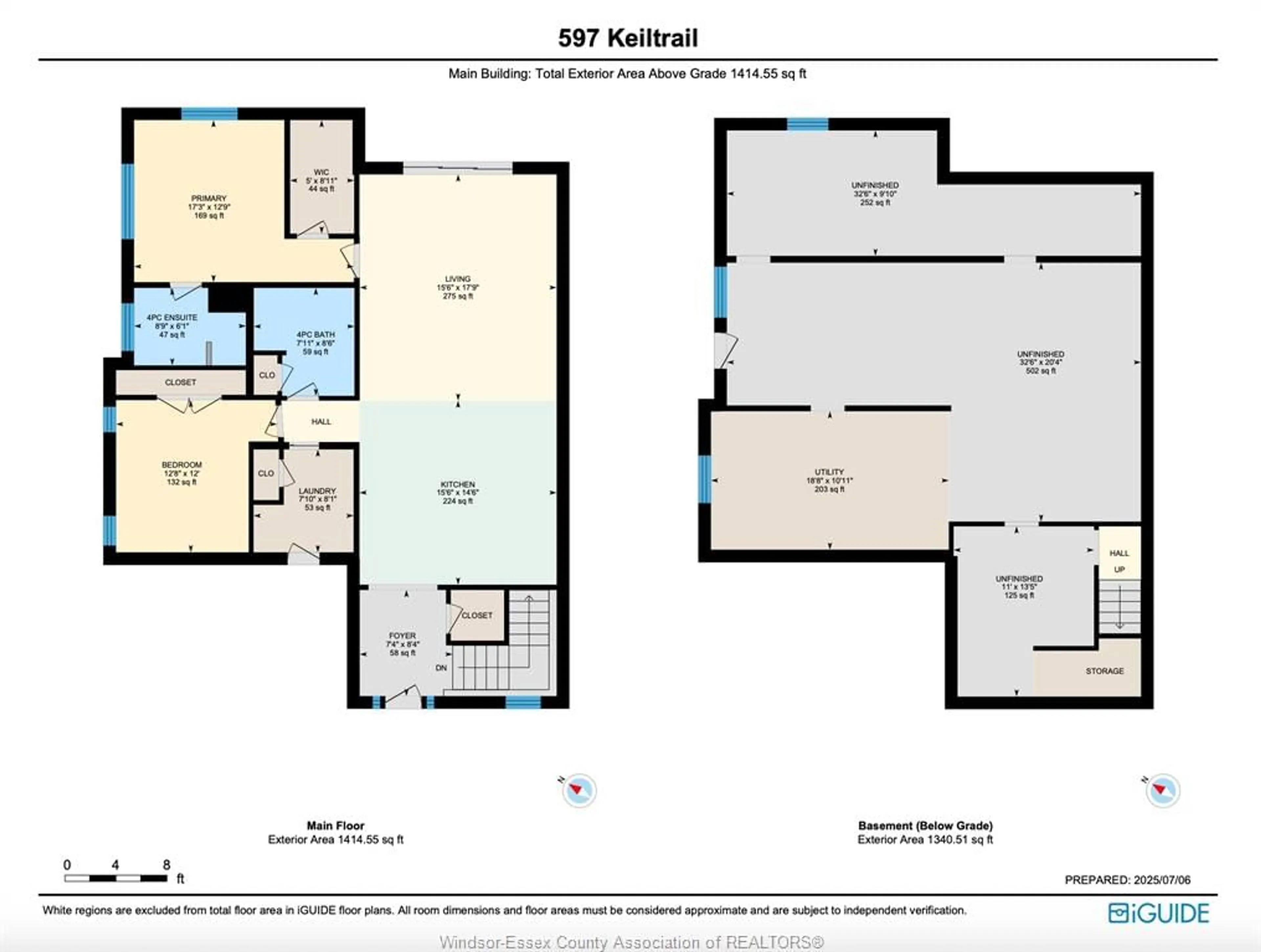 Floor plan for LOT 48 ANGELO, LaSalle Ontario N9J 0E5