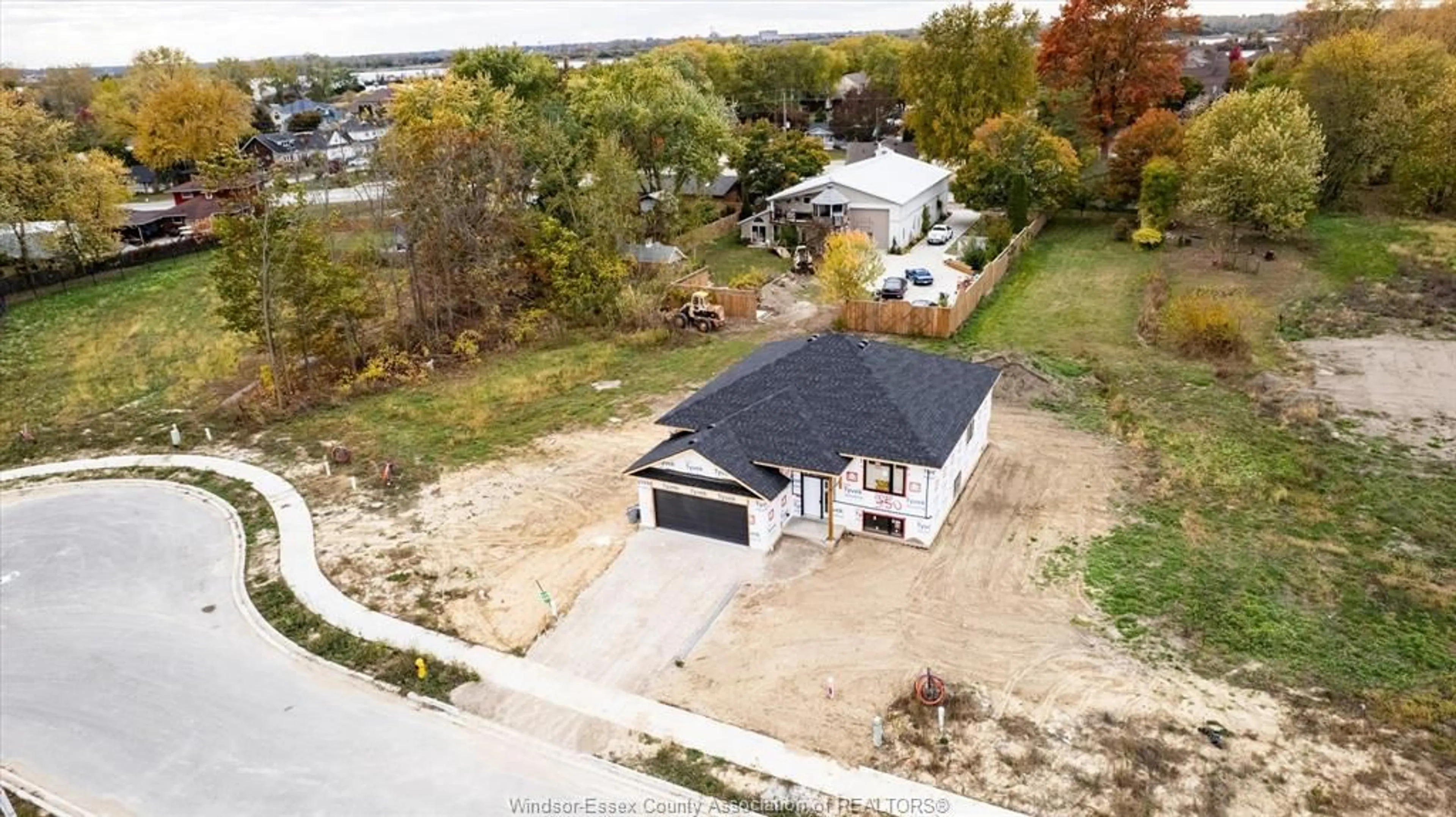 A pic from outside/outdoor area/front of a property/back of a property/a pic from drone, water/lake/river/ocean view for 350 JOLLY, LaSalle Ontario N9J 3X2