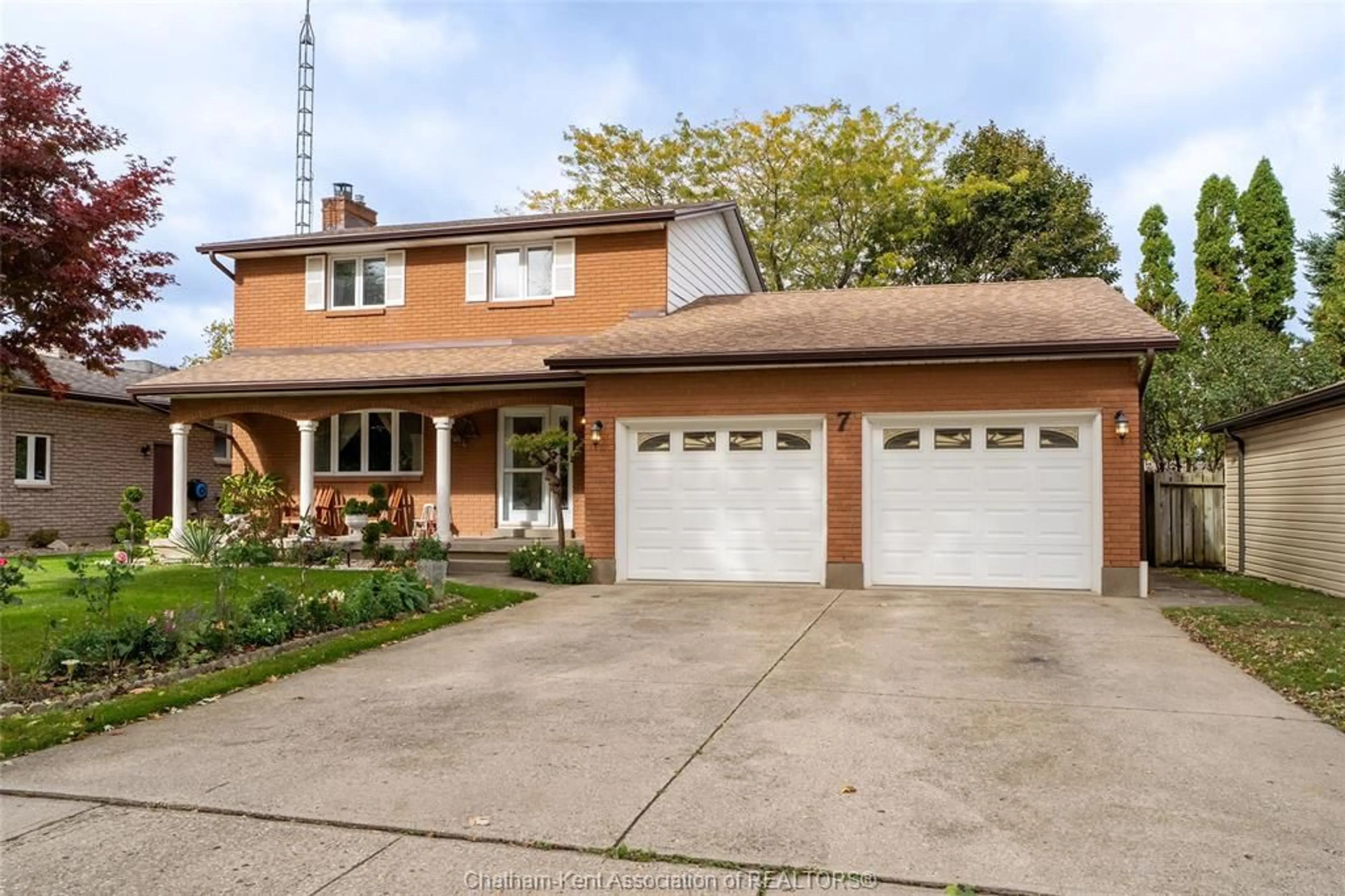 Home with brick exterior material, street for 7 Balmoral Rd, Chatham Ontario N7L 4P7
