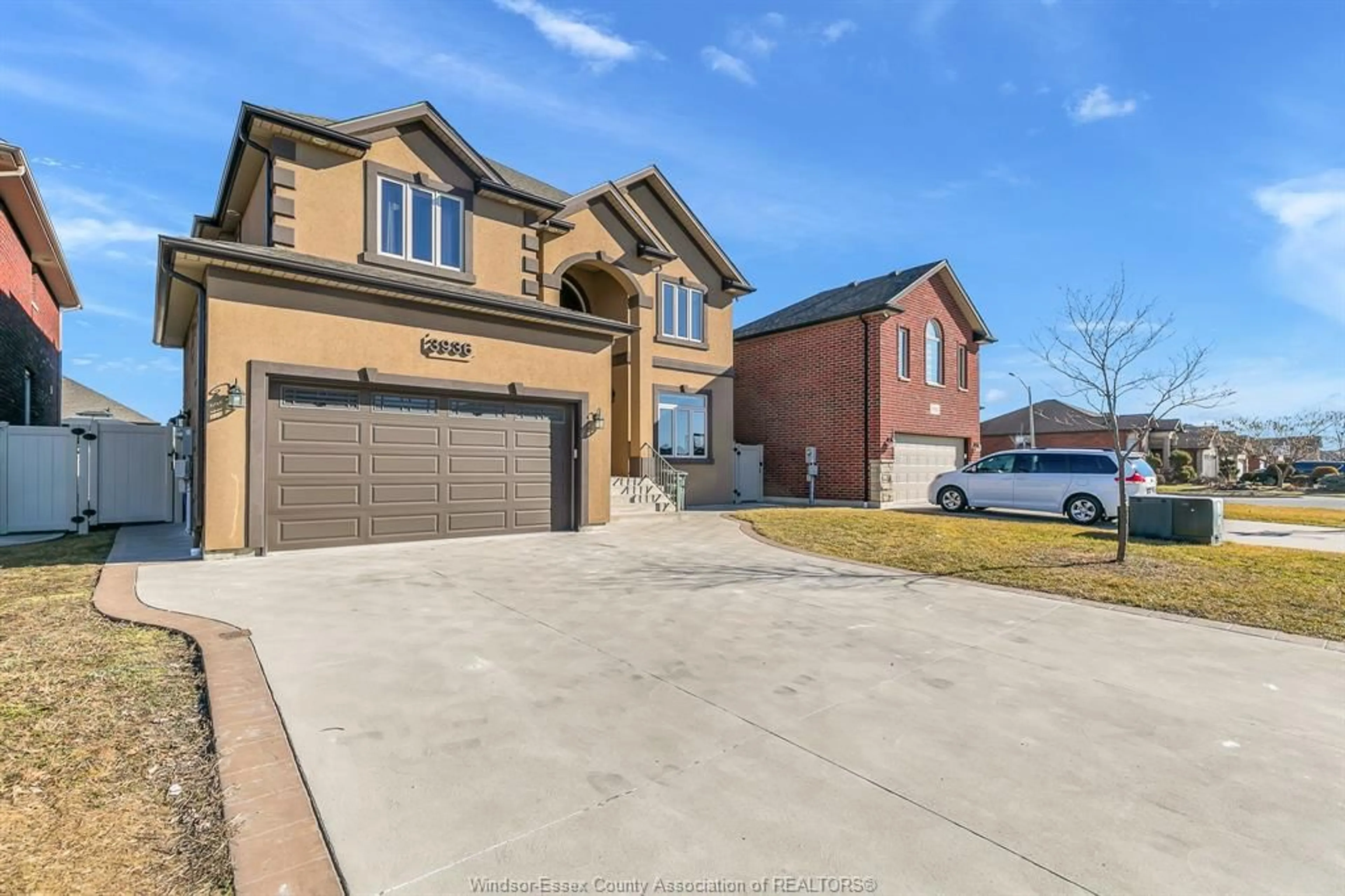Home with brick exterior material, street for 3936 MANZANILLO Crt, Windsor Ontario N9G 0A4