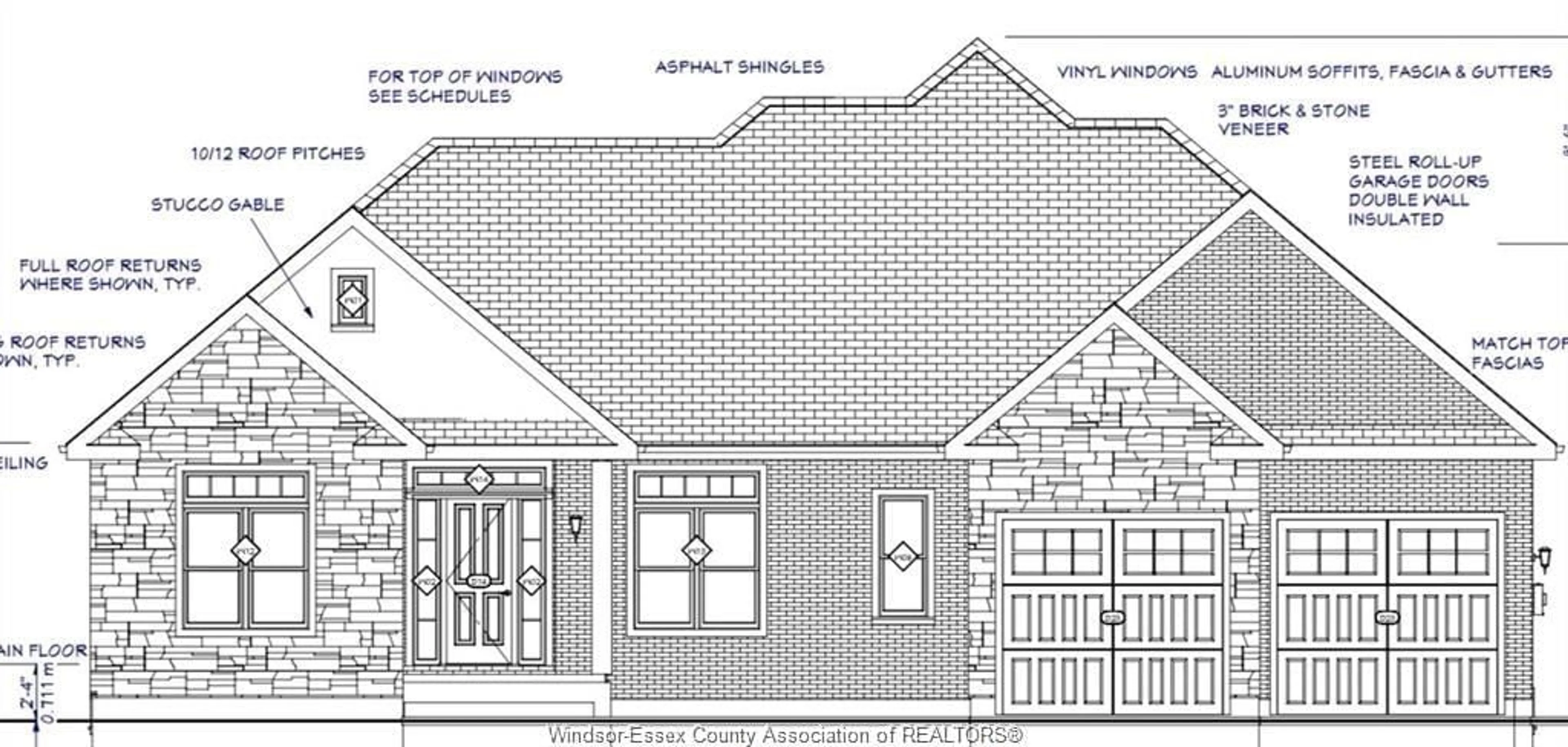 Floor plan for 1928 SERENITY Lane, Kingsville Ontario A0A 0A0
