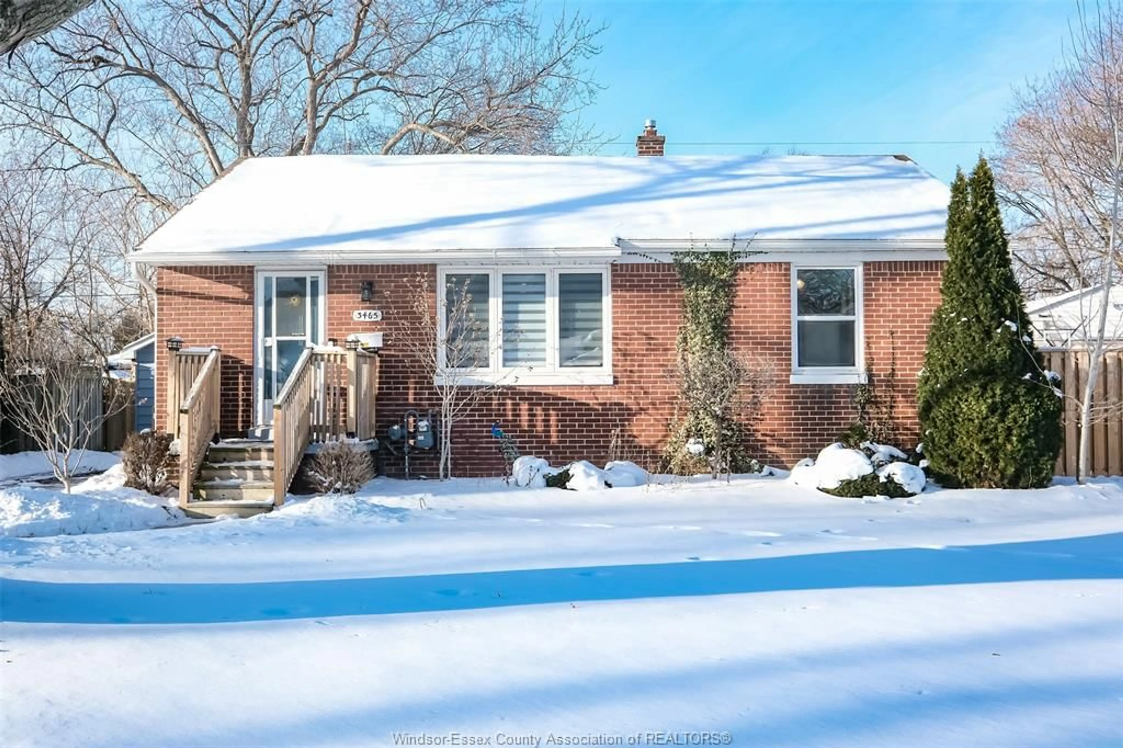Home with brick exterior material, street for 3465 LONGFELLOW, Windsor Ontario N9E 2L8