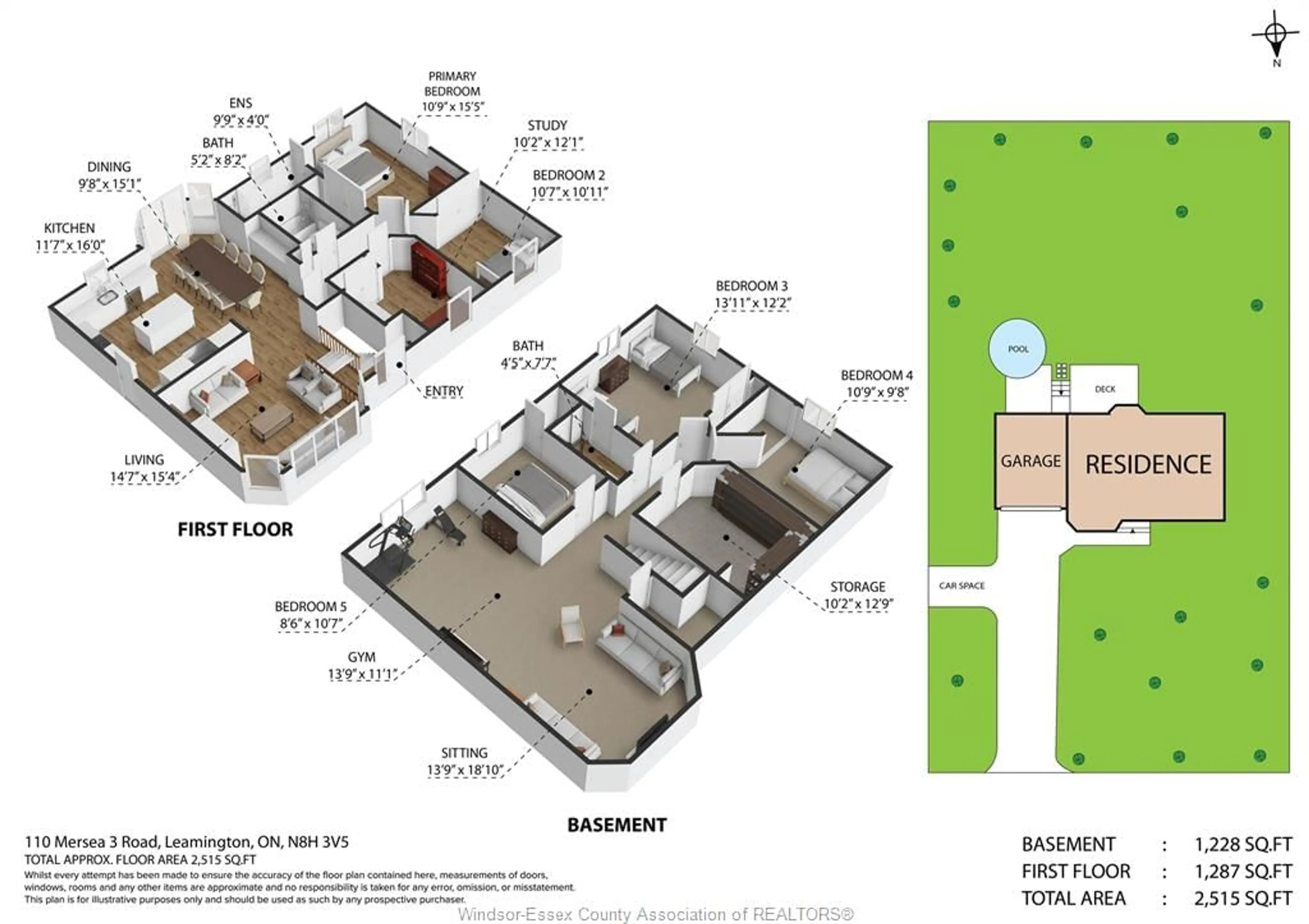 Floor plan for 110 Mersea Road 3, Leamington Ontario N8H 3V5