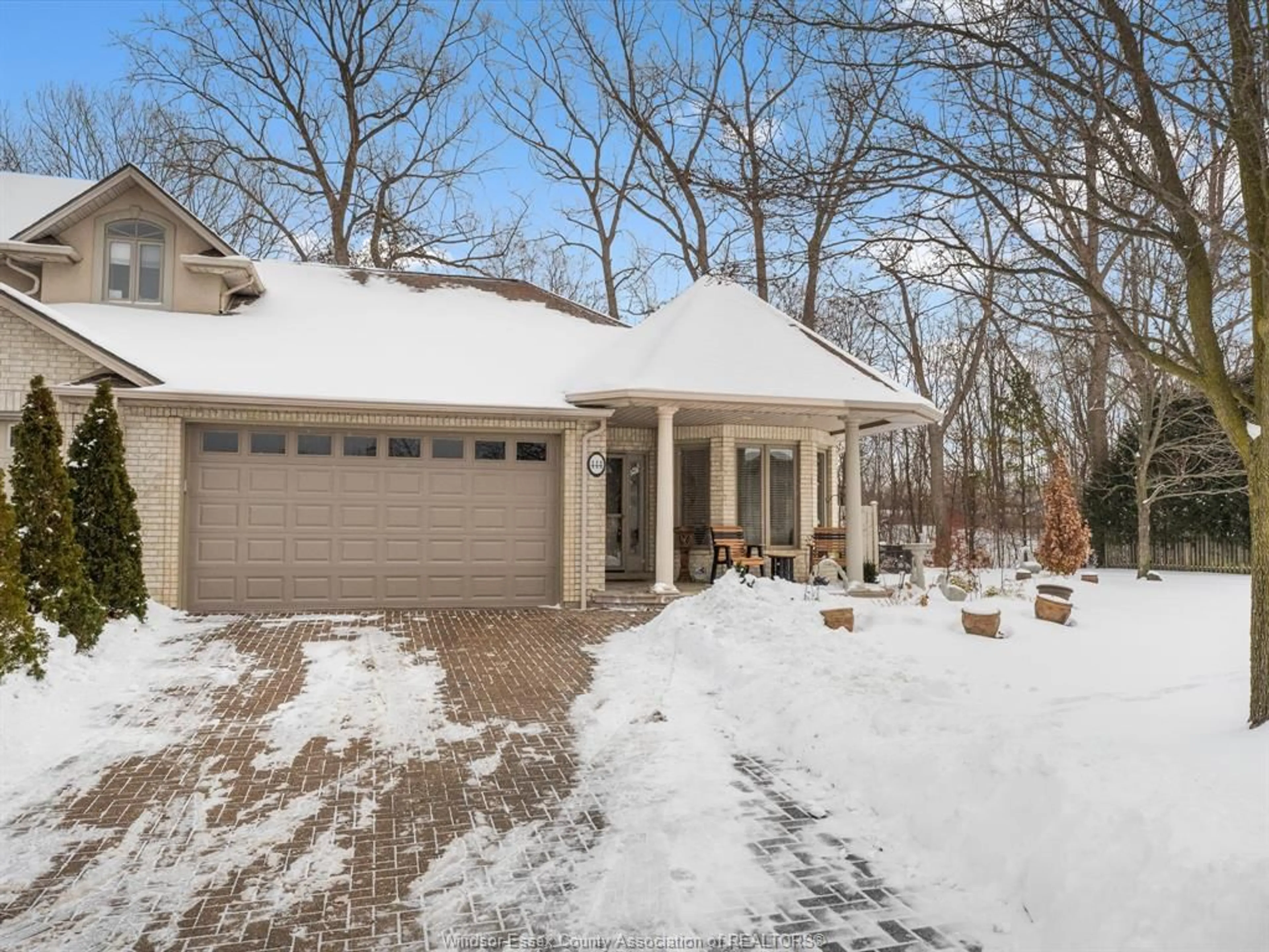 Home with brick exterior material, street for 444 VANDERBILT Cres, Windsor Ontario N8P 1R6