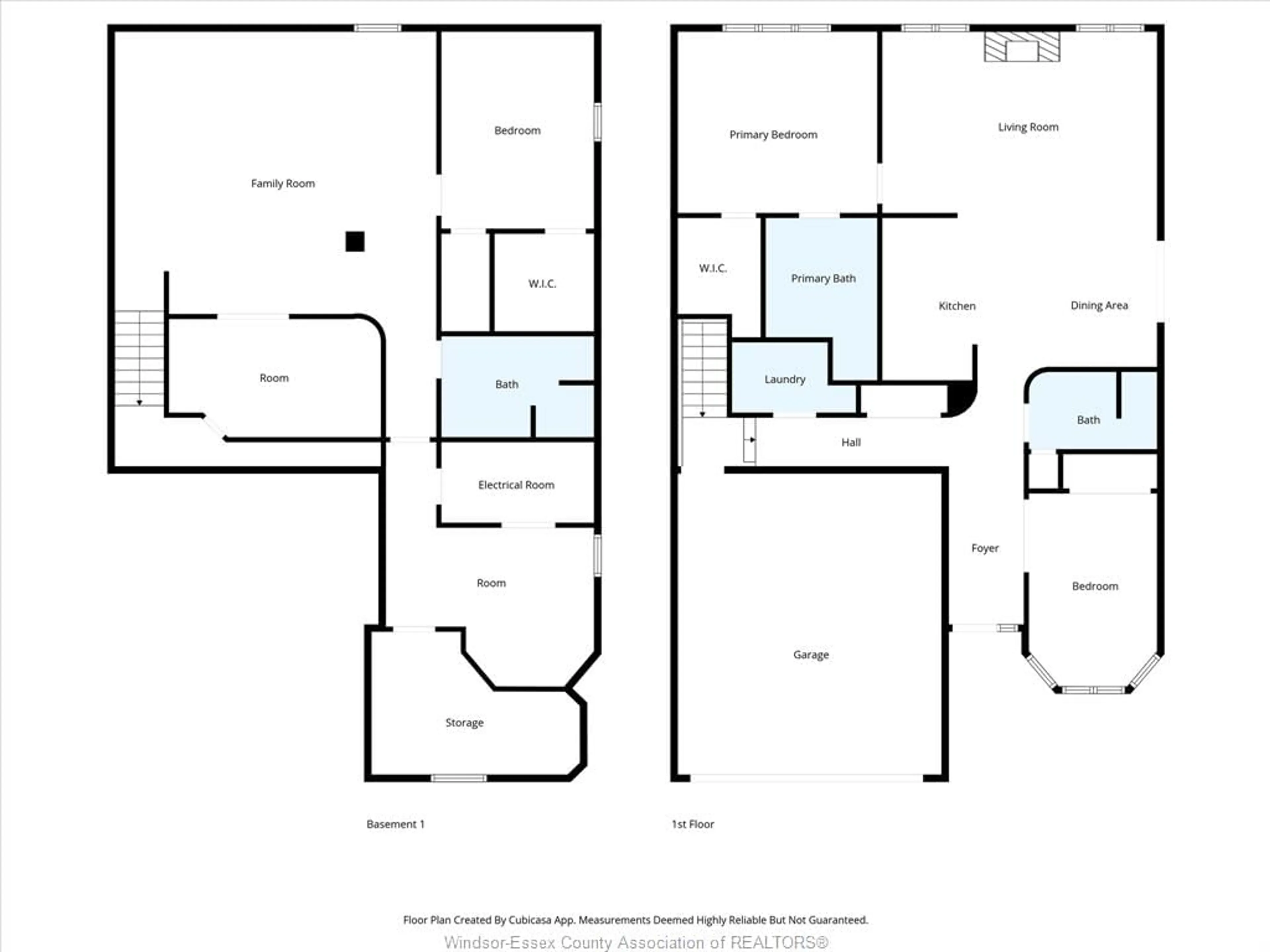 Floor plan for 444 VANDERBILT Cres, Windsor Ontario N8P 1R6
