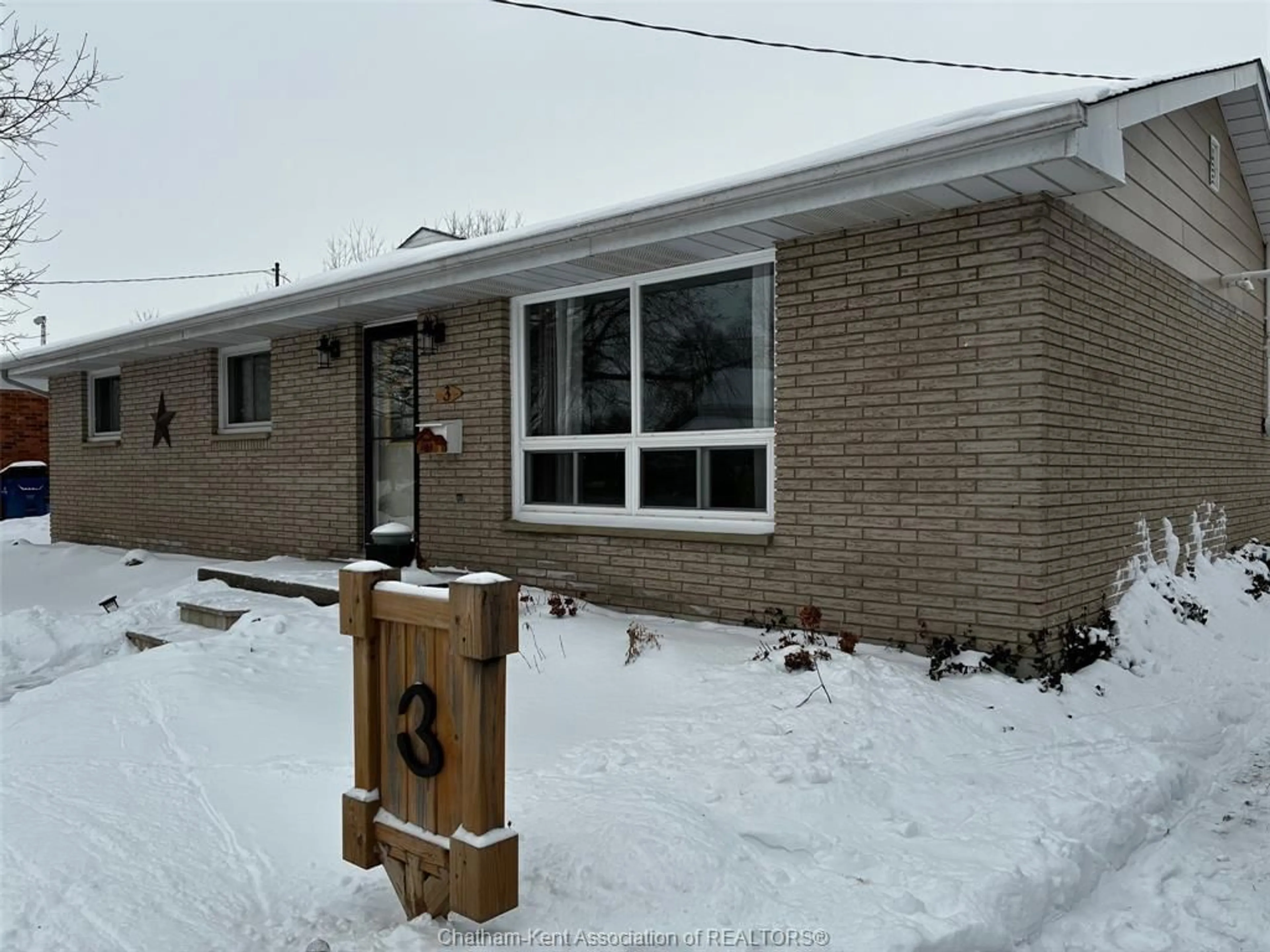 Home with brick exterior material, street for 3 Robert Street St, Wallaceburg Ontario N8A 1C1