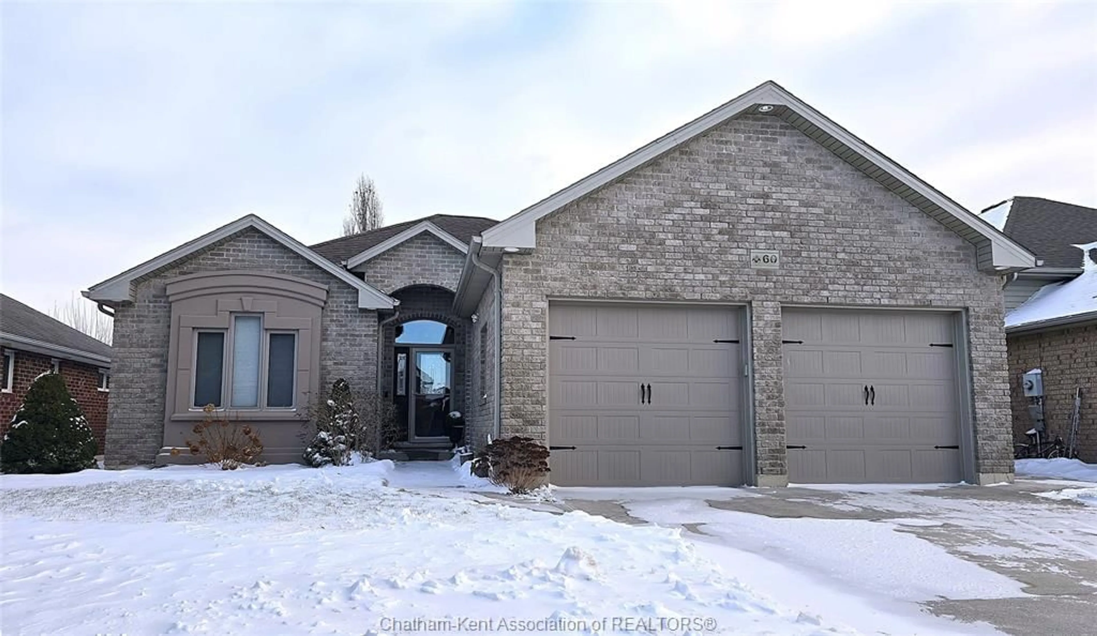 Home with brick exterior material, street for 60 ENCLAVE Pl, Chatham Ontario N7L 5R8