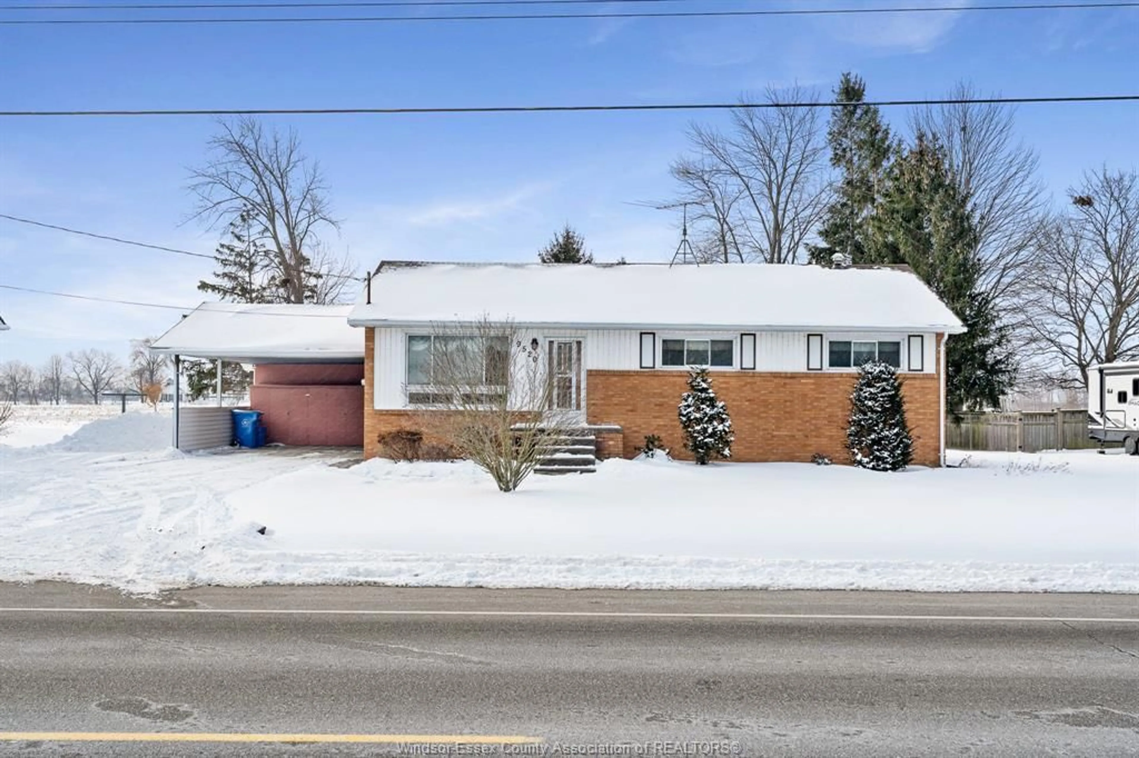 Home with brick exterior material, street for 9520 Malden Rd, LaSalle Ontario N9J 2W2