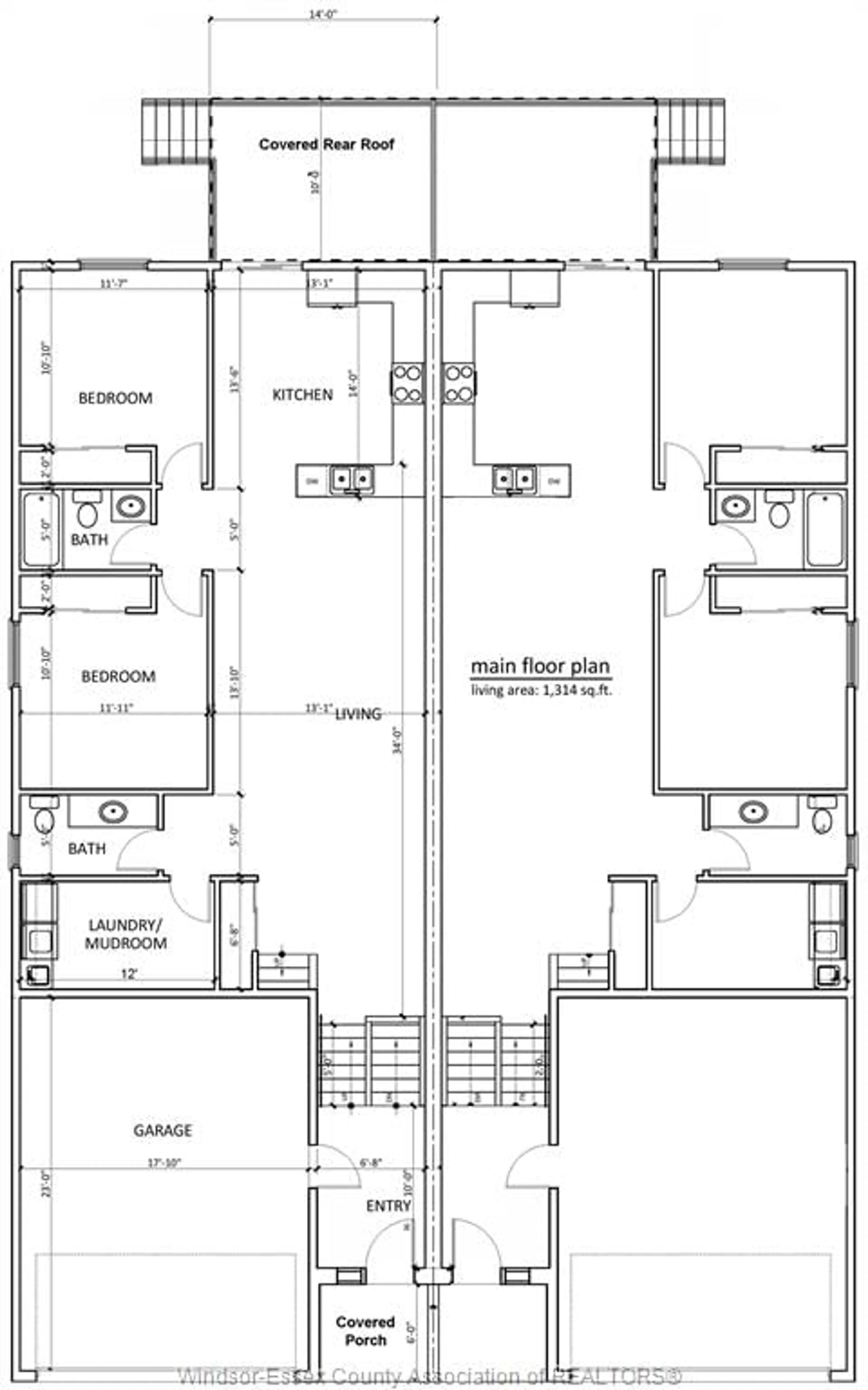 Floor plan for 5227 HABIB Ave, Tecumseh Ontario N0R 1K0