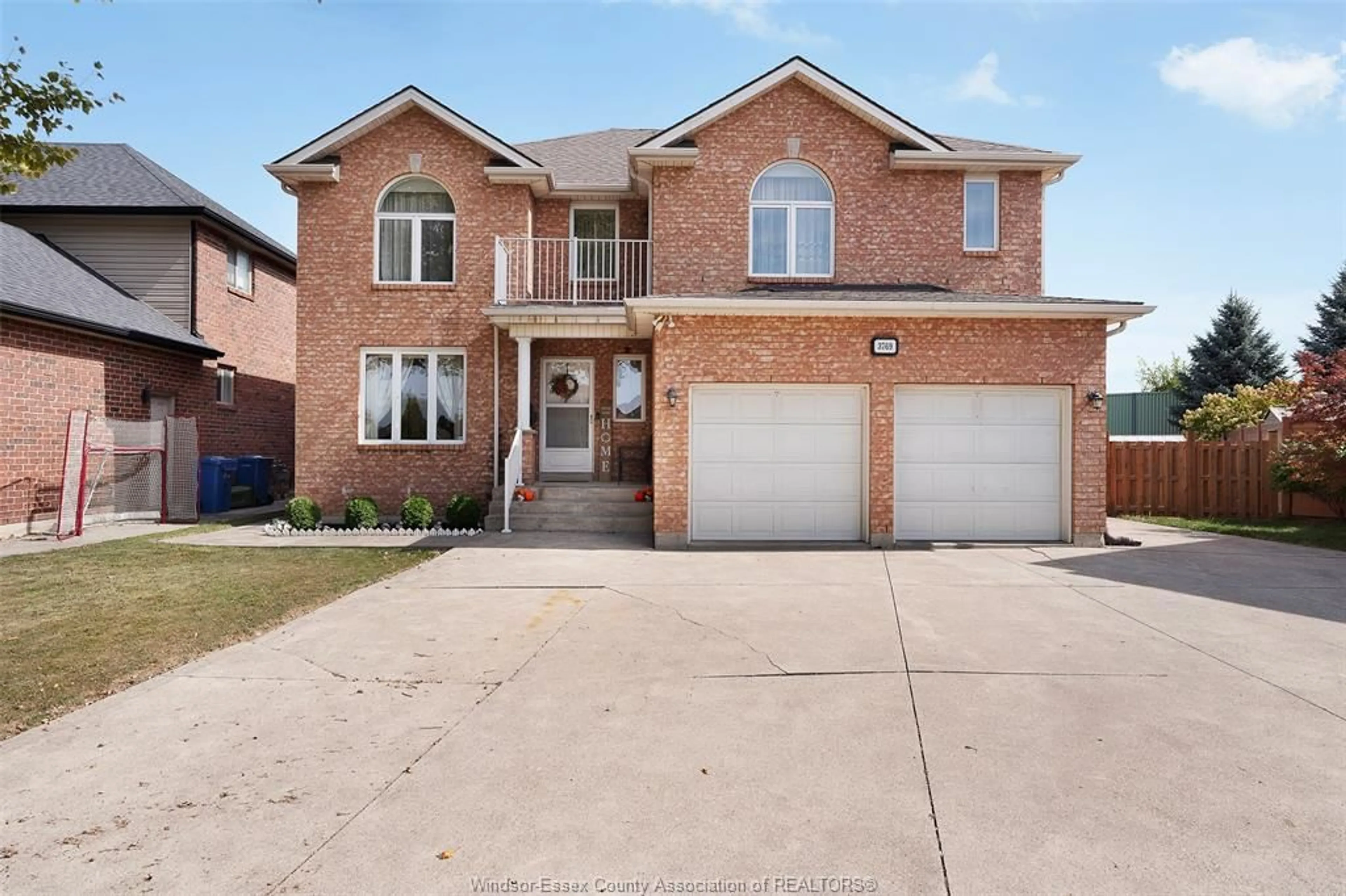 Home with brick exterior material, street for 3769 DEERBROOK Dr, Windsor Ontario N8R 2E6