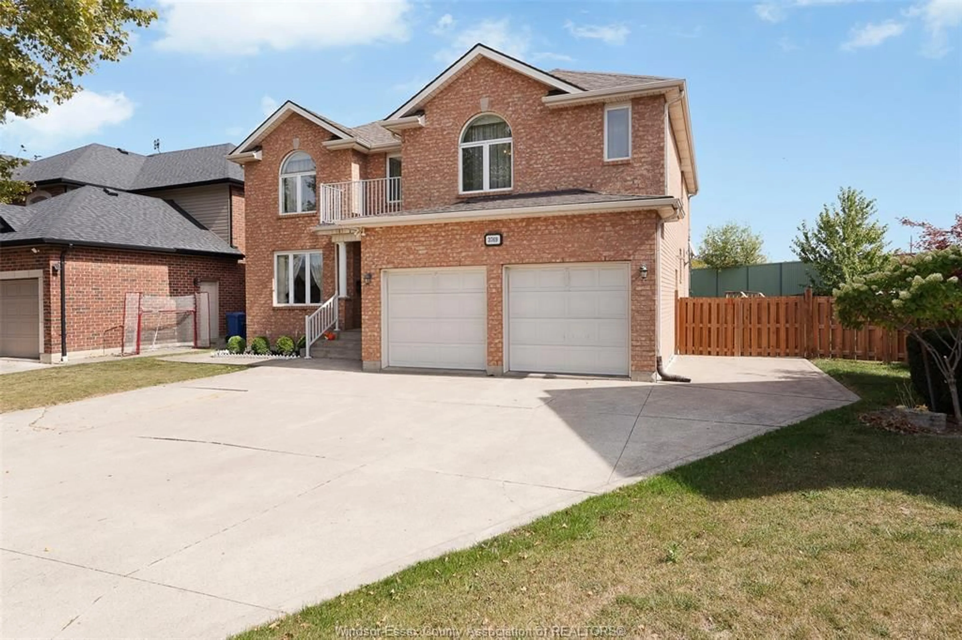 Home with brick exterior material, street for 3769 DEERBROOK Dr, Windsor Ontario N8R 2E6