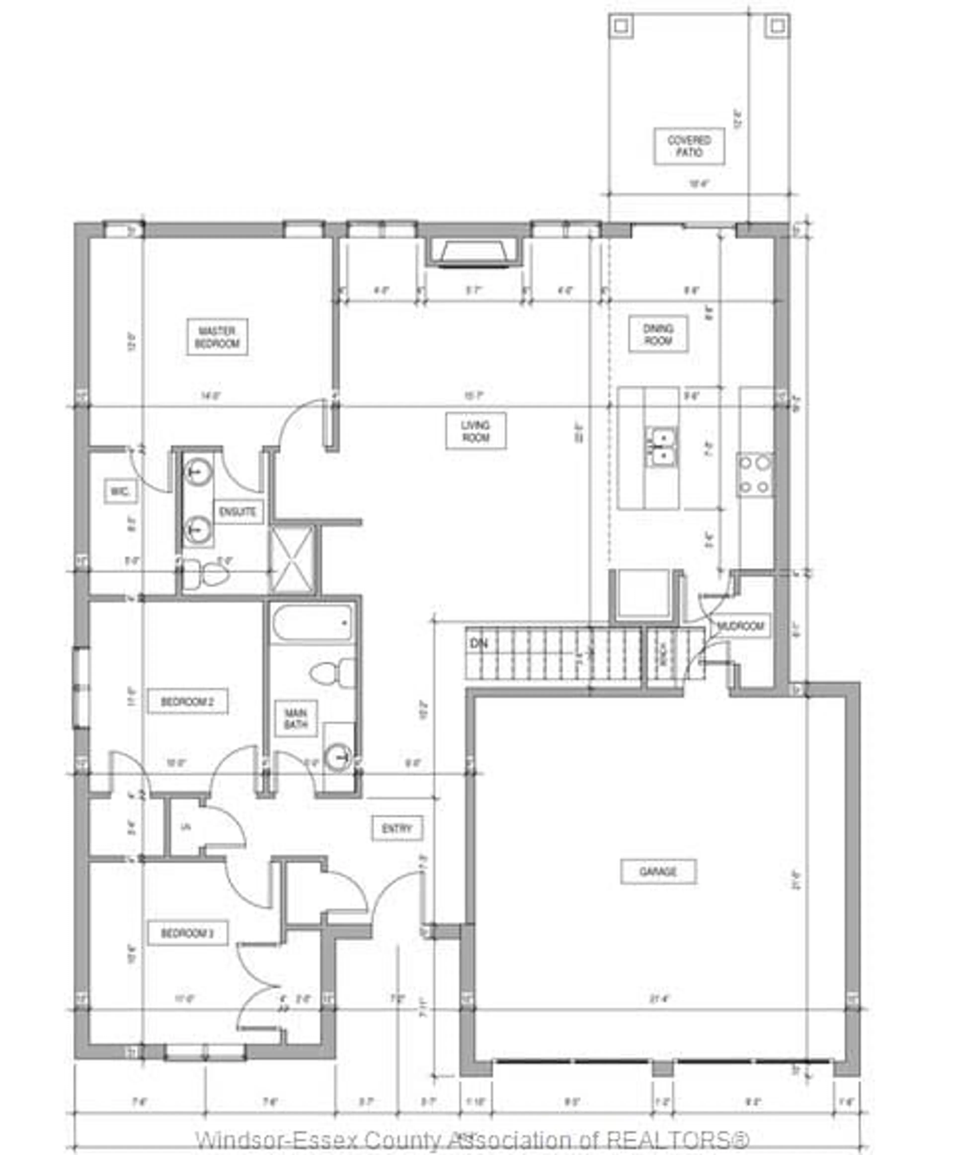 Floor plan for 12182 DUCHARME, McGregor Ontario N0R 1J0