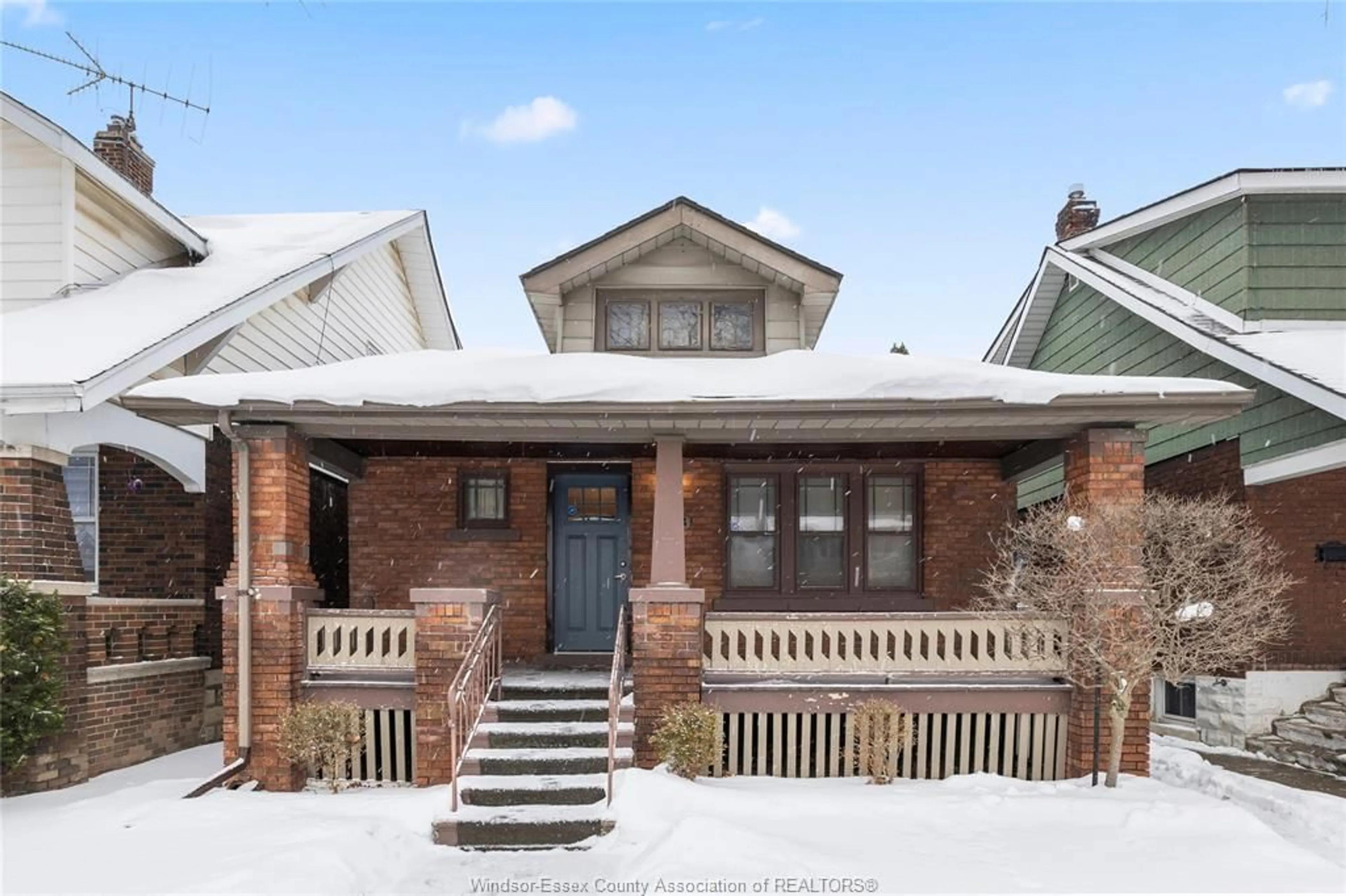 Home with brick exterior material, street for 1358 Gladstone, Windsor Ontario N8Y 1L8