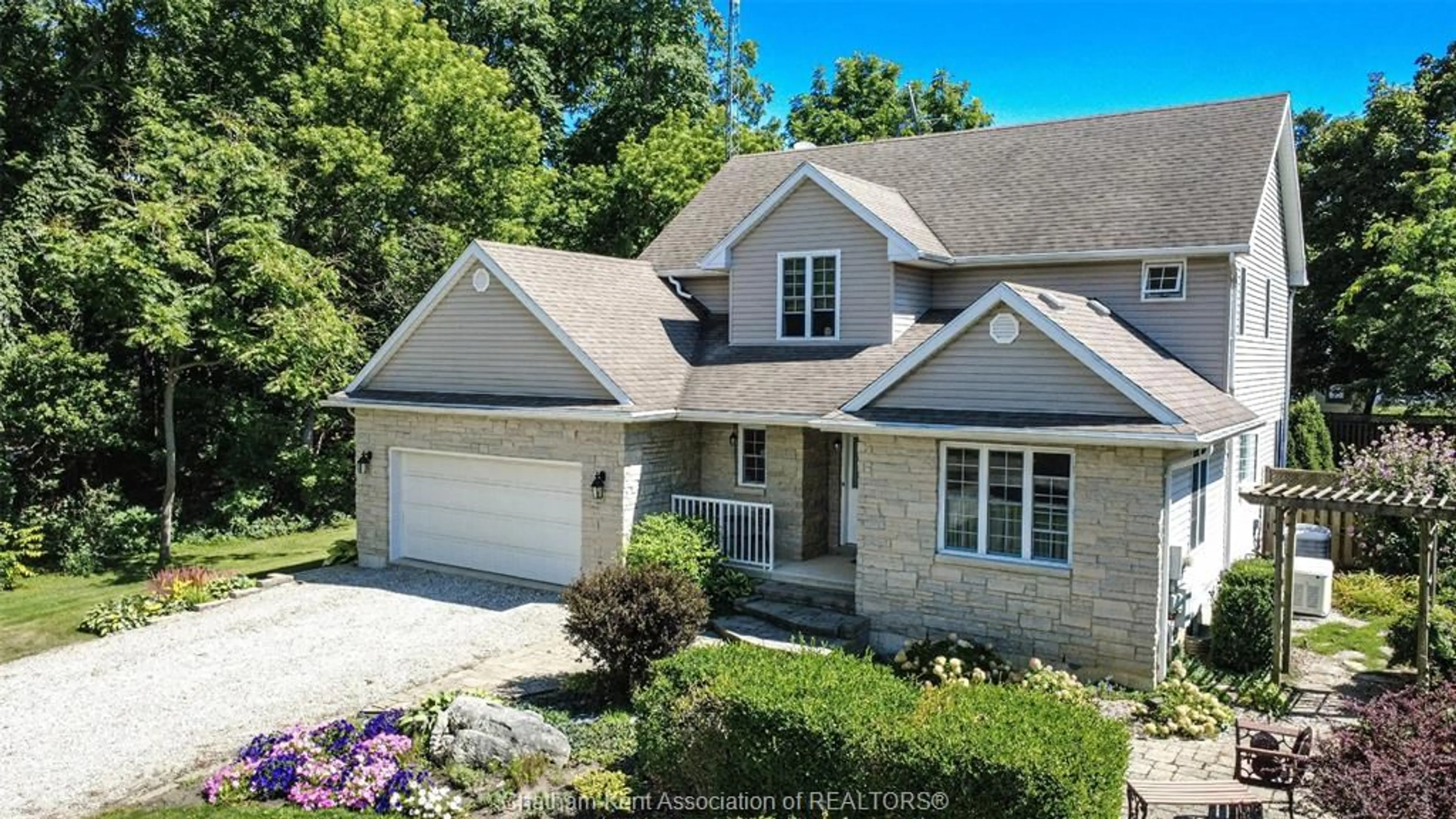 A pic from outside/outdoor area/front of a property/back of a property/a pic from drone, street for 11782 Rose Beach Line, Howard Township Ontario N0P 1X0
