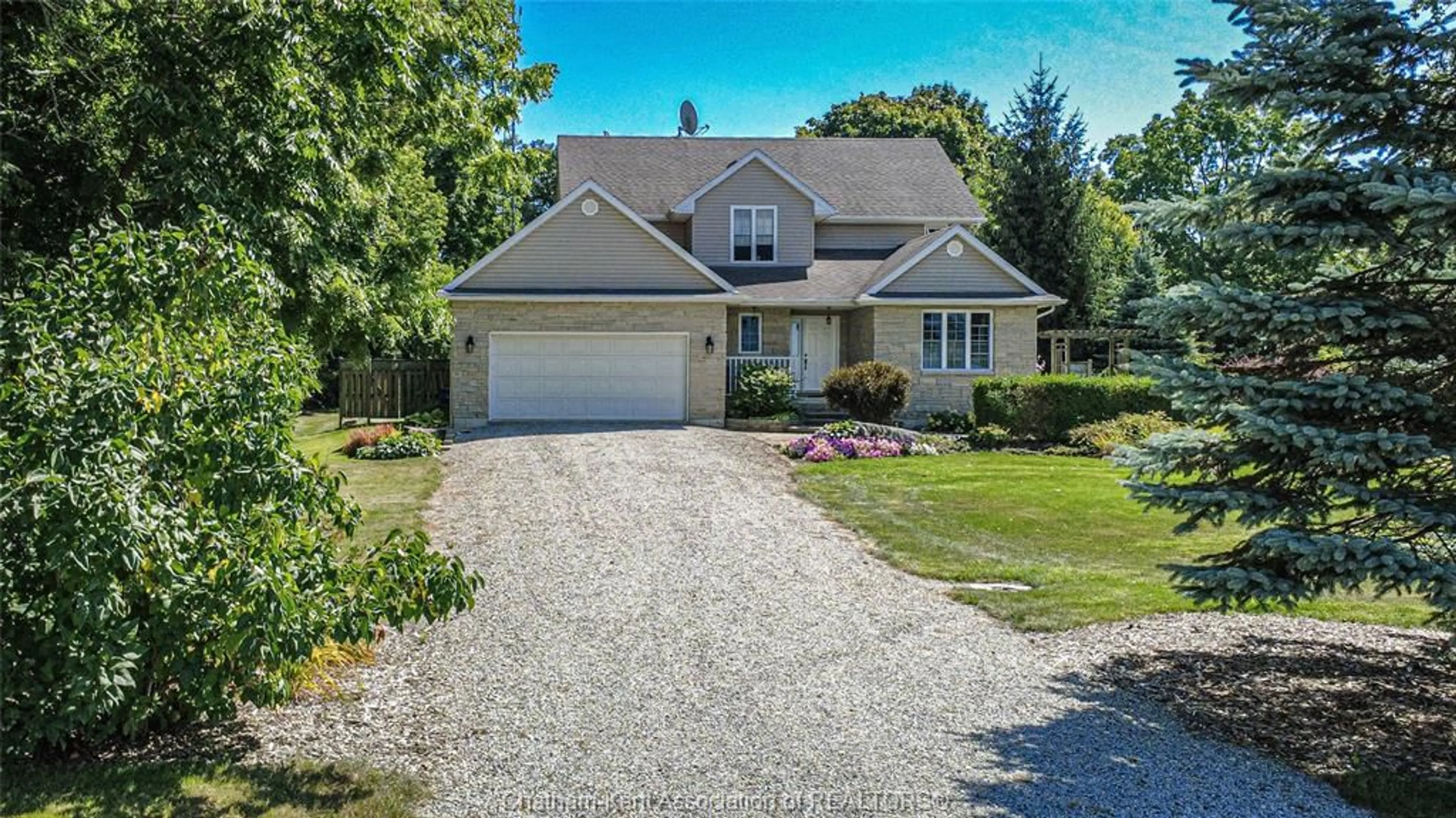 A pic from outside/outdoor area/front of a property/back of a property/a pic from drone, street for 11782 Rose Beach Line, Howard Township Ontario N0P 1X0