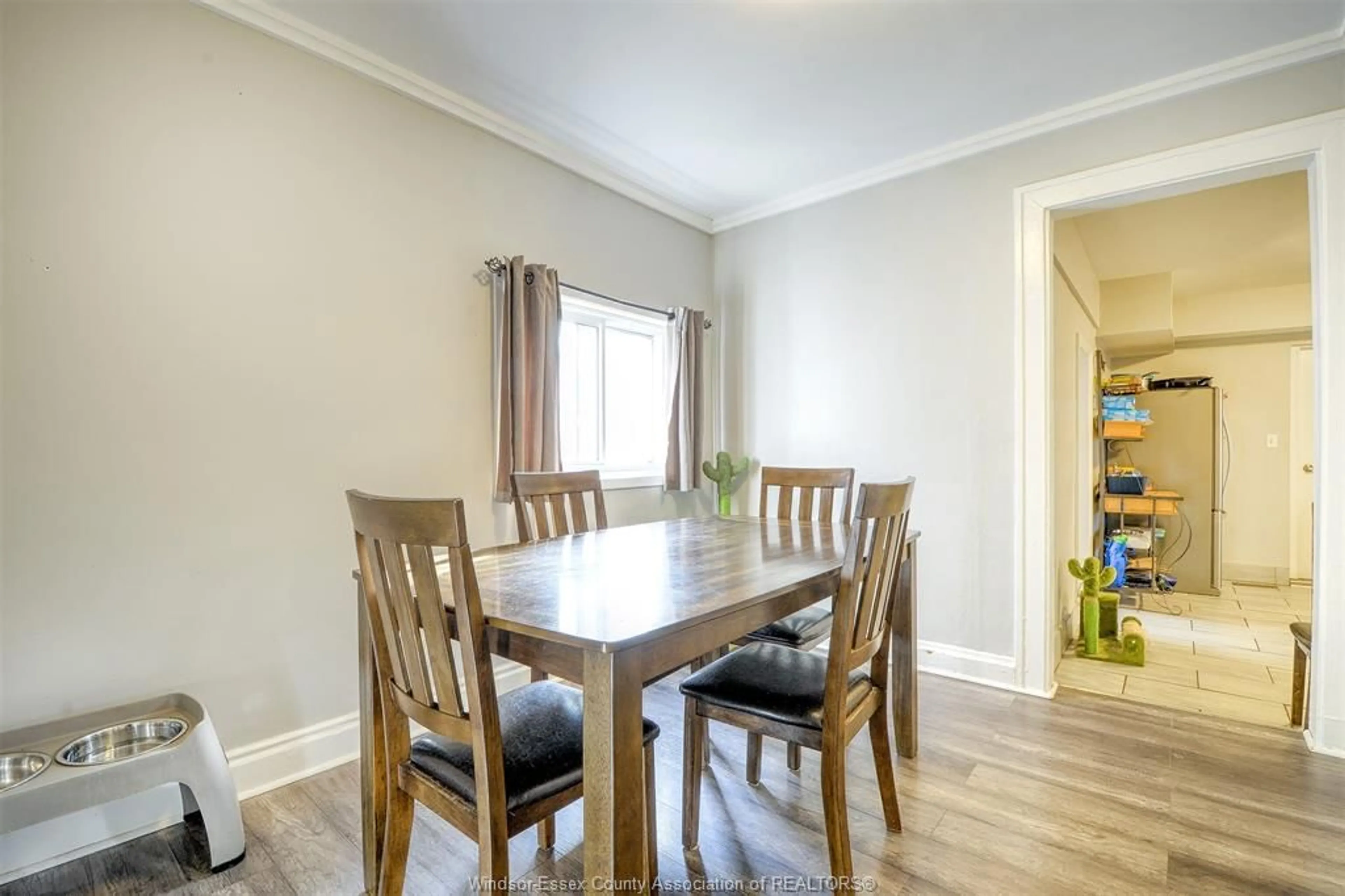 Dining room, wood/laminate floor for 1143 Langlois, Windsor Ontario N8X 3L3