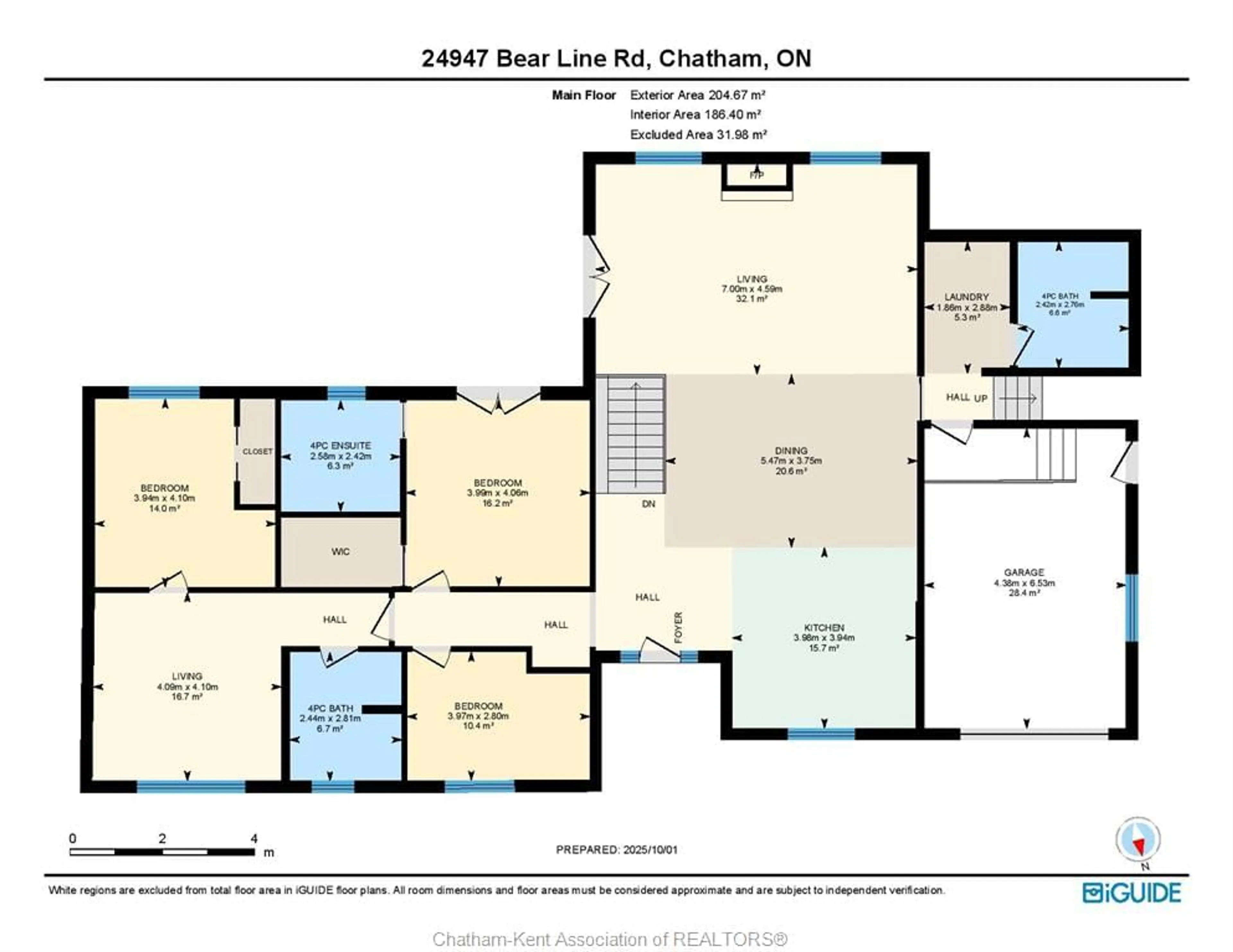 Floor plan for 24947 Bear Line Rd, Chatham-Kent Ontario N7M 5J8