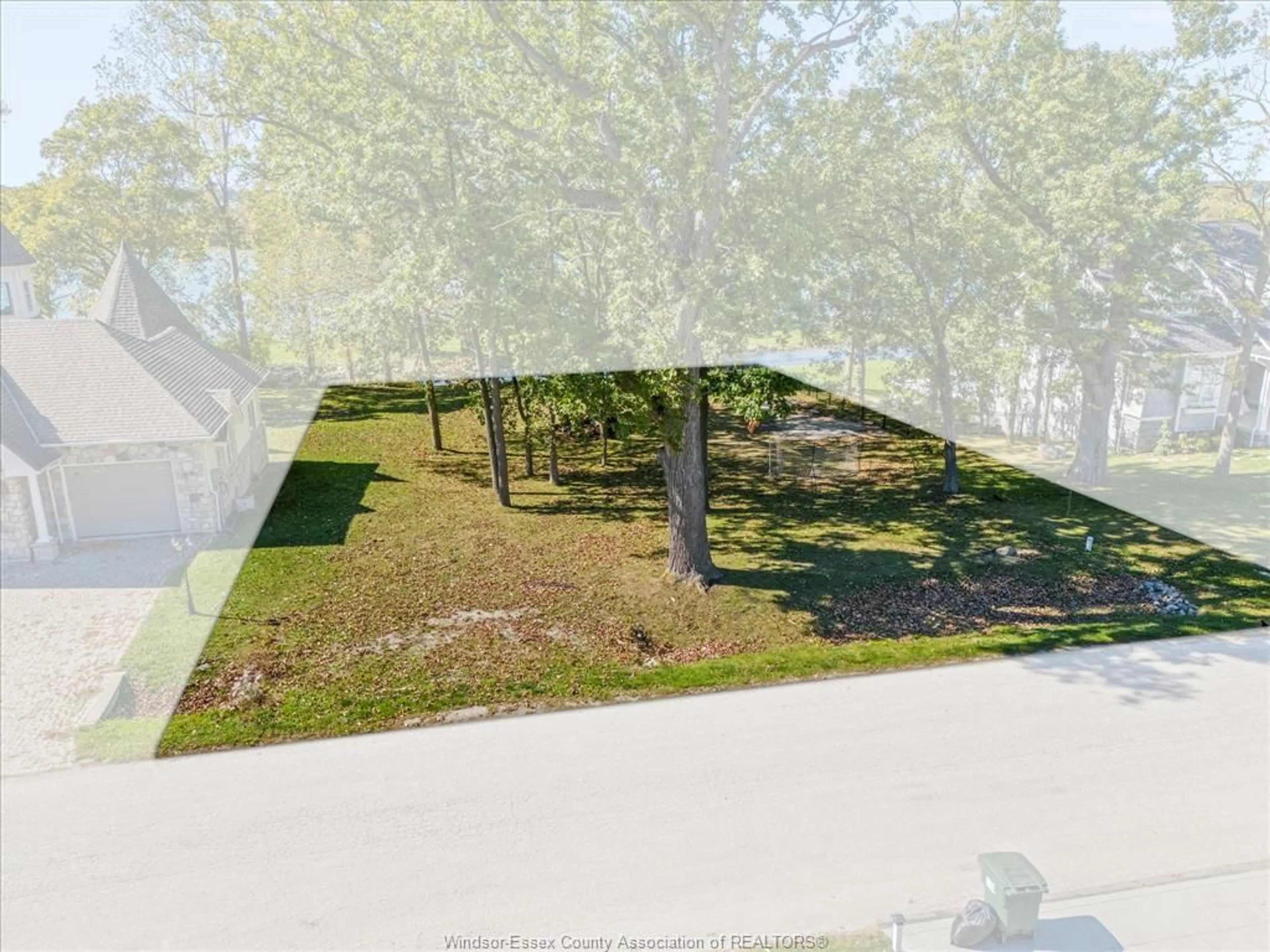 A pic from outside/outdoor area/front of a property/back of a property/a pic from drone, forest/trees view for 290 CRYSTAL BAY Dr, Amherstburg Ontario N9V 4A6