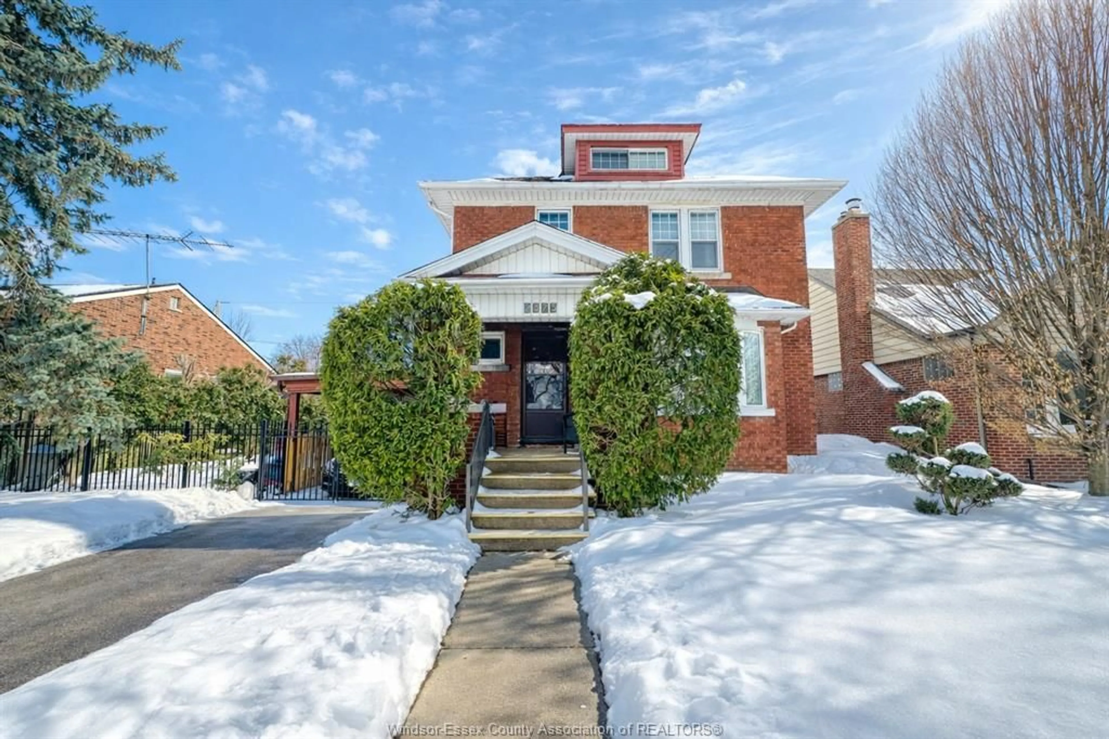 Home with brick exterior material, street for 2373 KILDARE, Windsor Ontario N8W 2X6