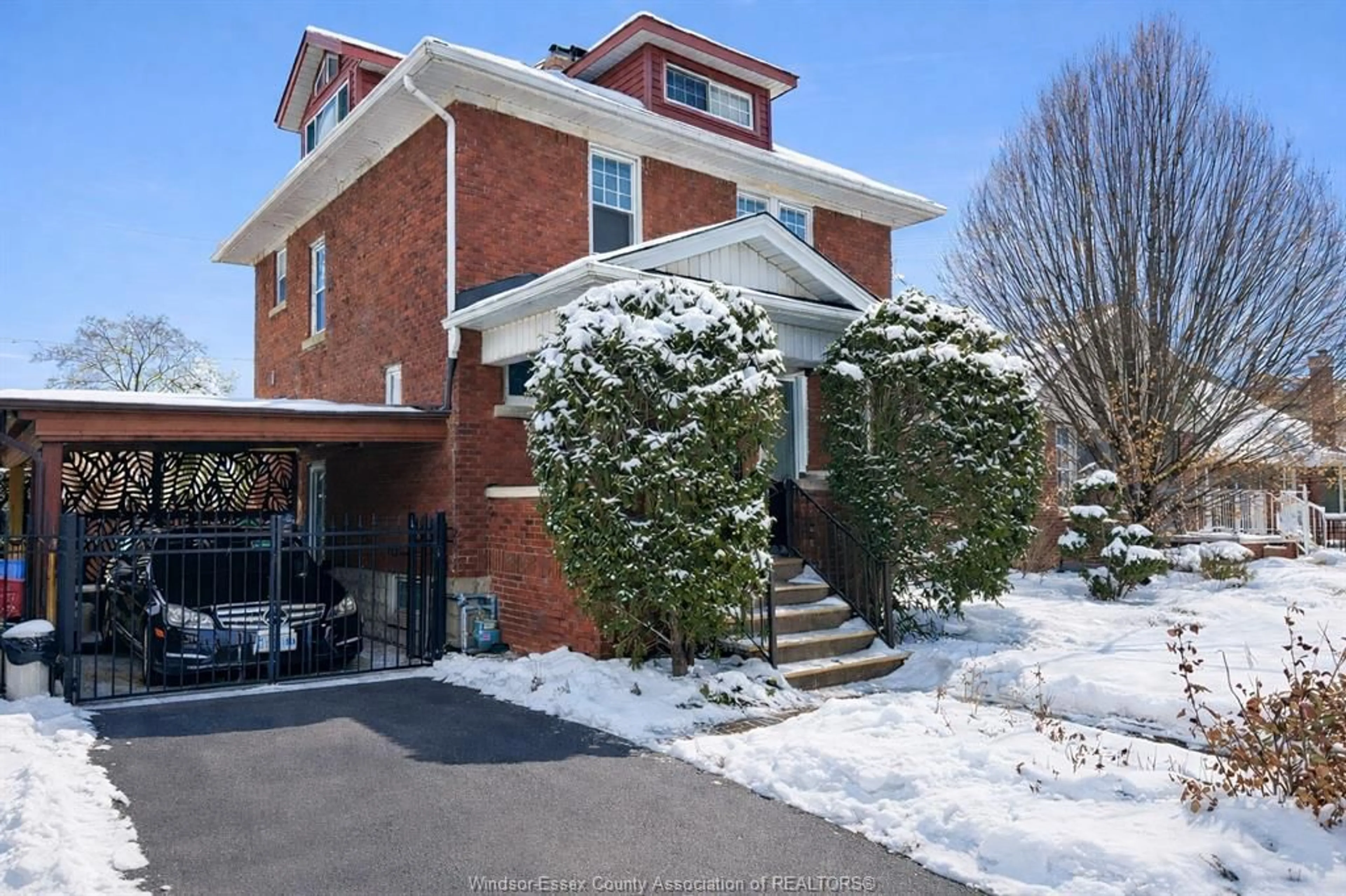 Home with brick exterior material, street for 2373 KILDARE, Windsor Ontario N8W 2X6