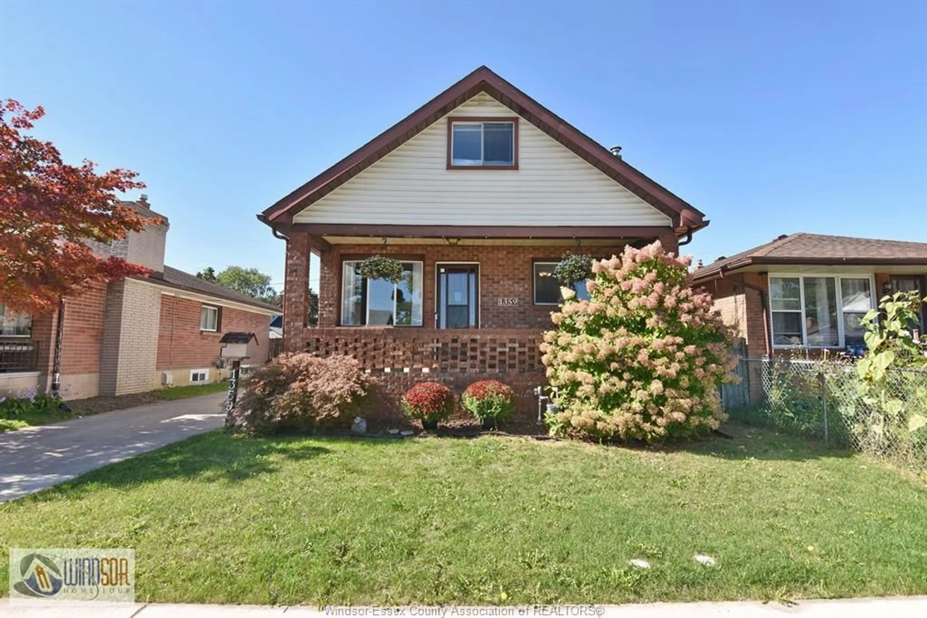 Home with brick exterior material, street for 1359 ELLROSE, Windsor Ontario N8Y 3X2