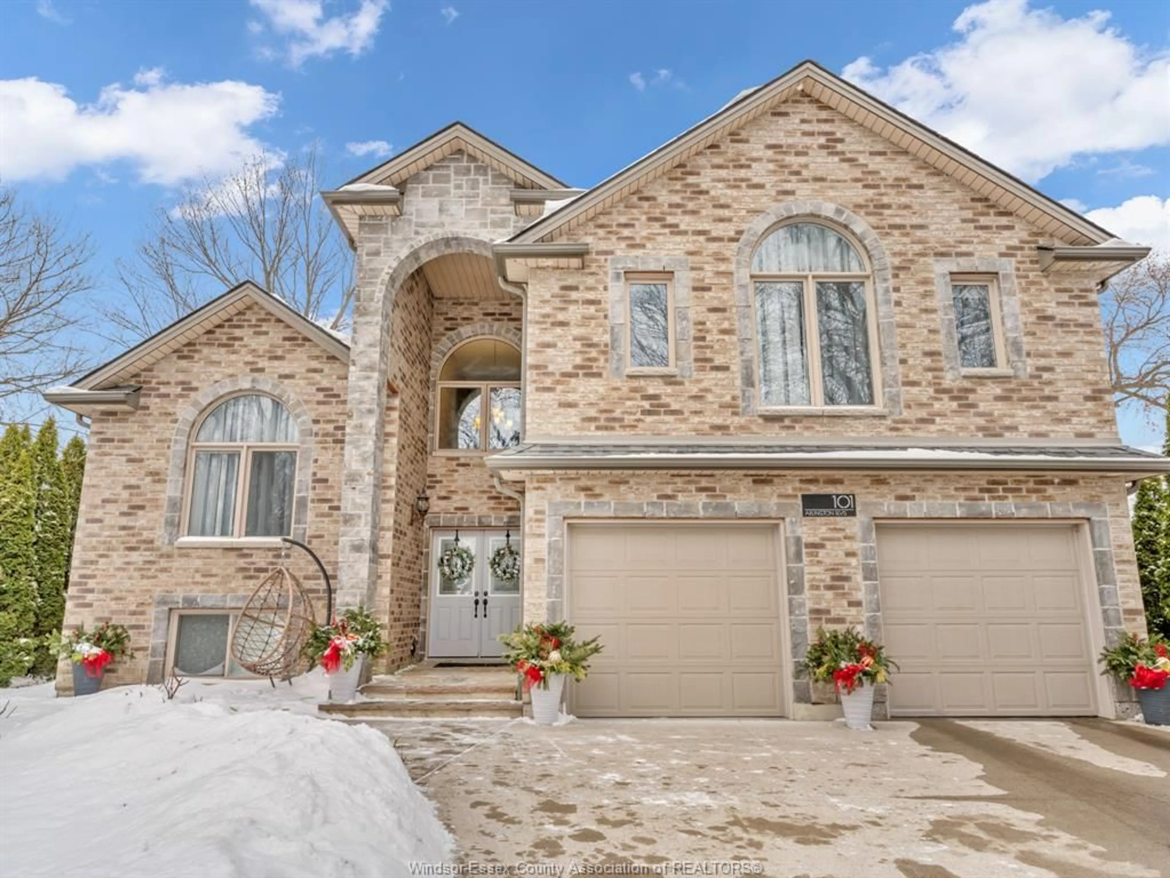 Home with brick exterior material, street for 101 ARLINGTON Blvd, Tecumseh Ontario N8N 2J6