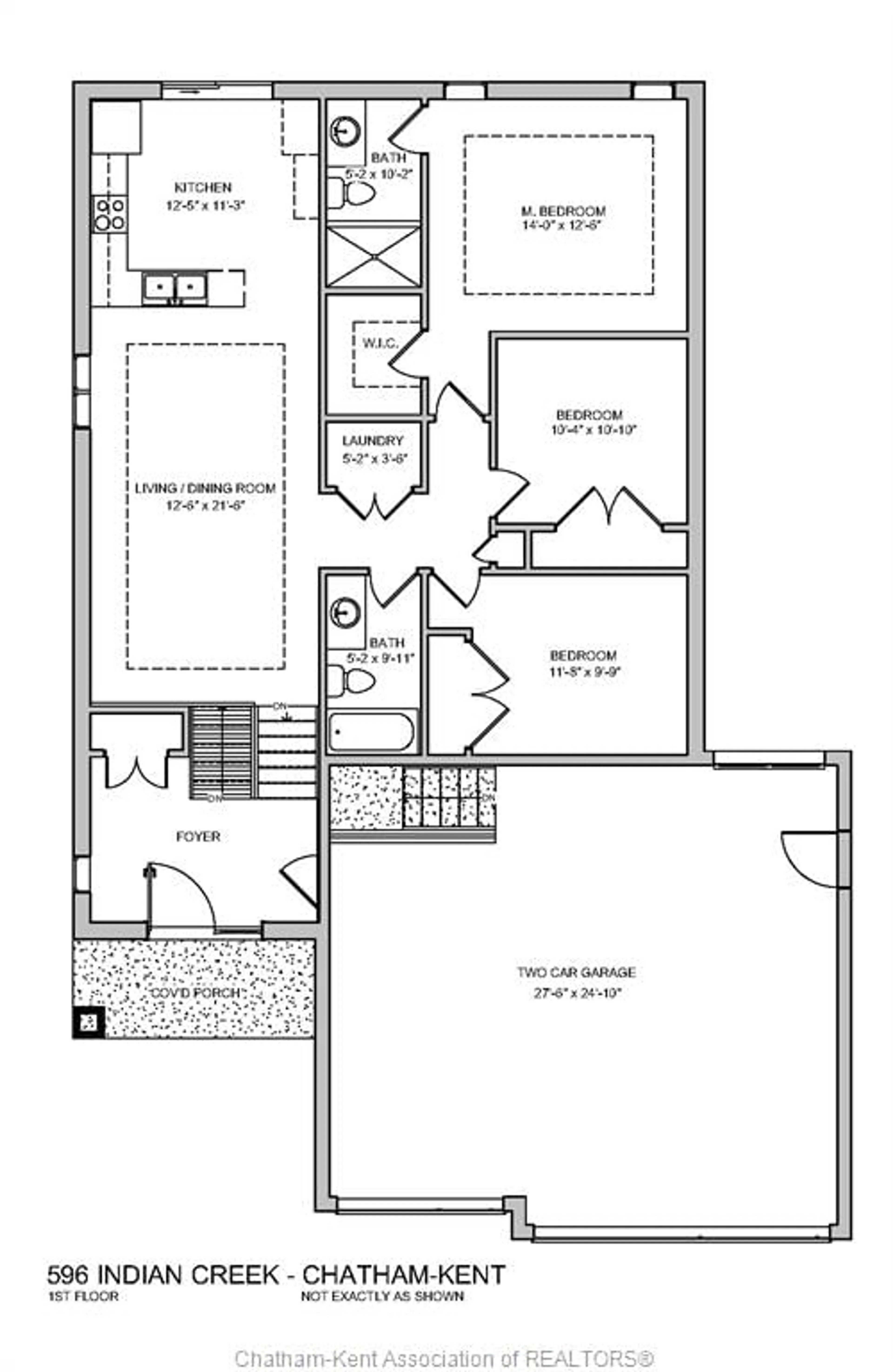 Floor plan for 596 INDIAN CREEK Rd, Chatham Ontario N7M 5J5