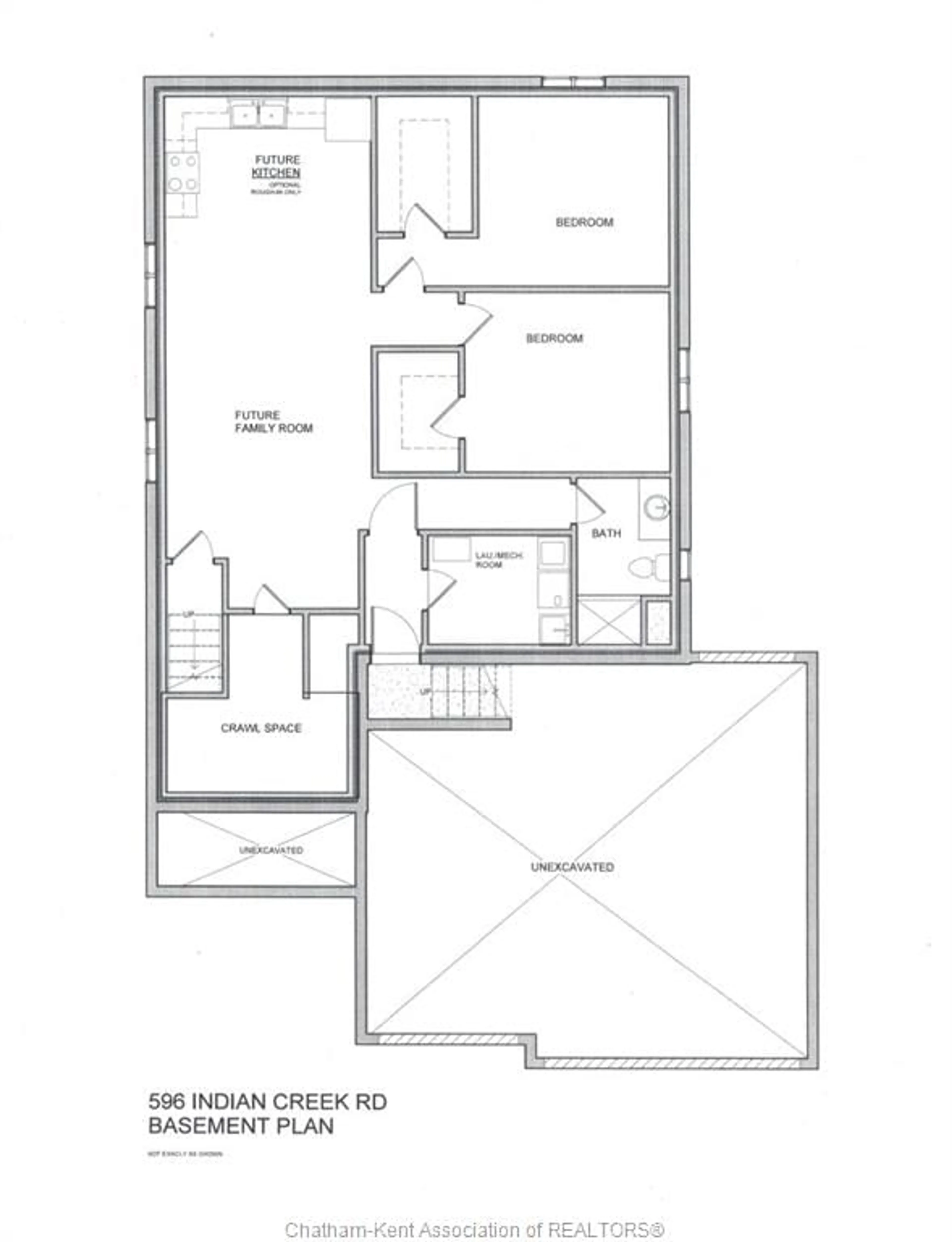 Floor plan for 596 INDIAN CREEK Rd, Chatham Ontario N7M 5J5