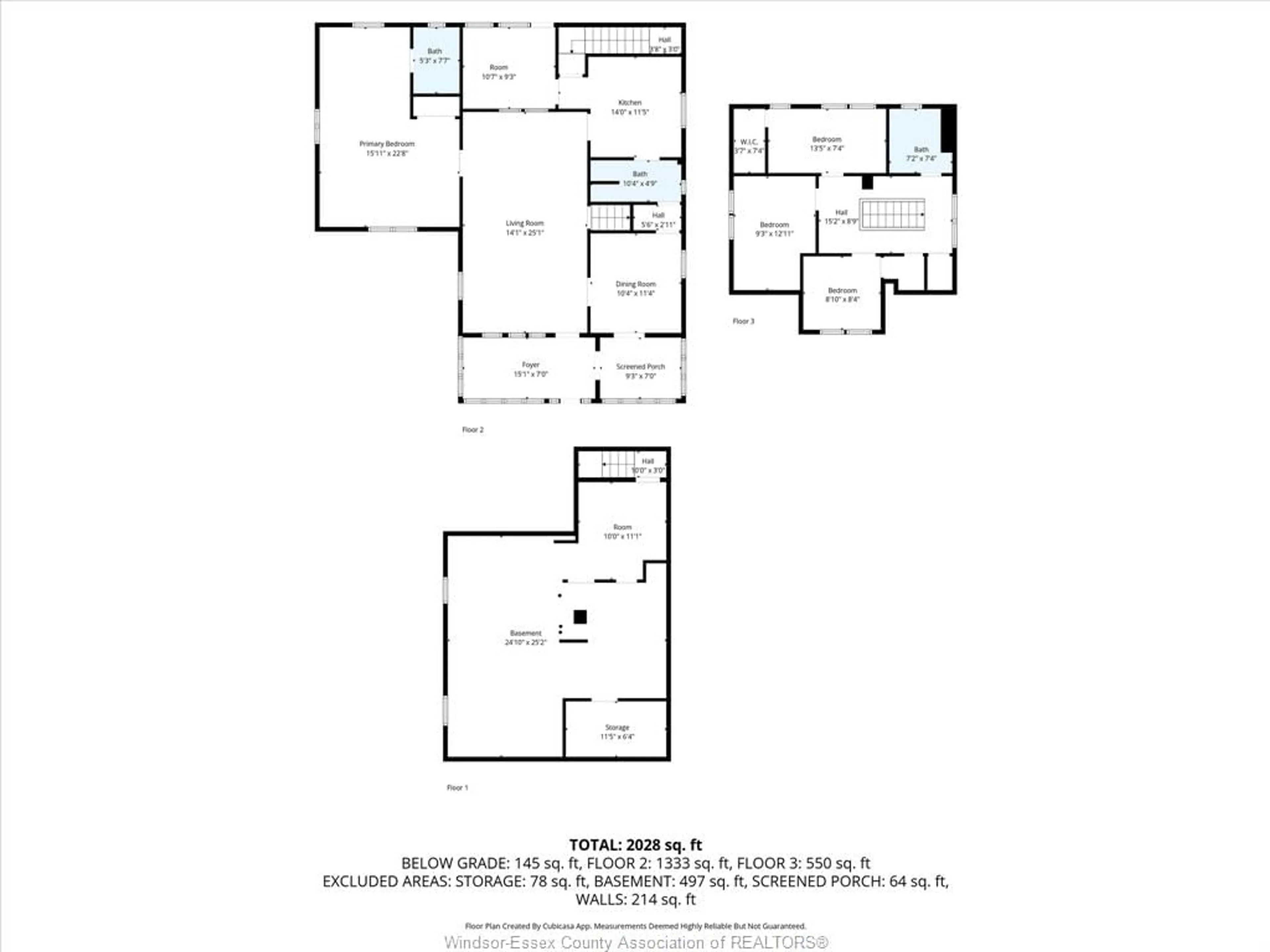 Floor plan for 17 Pearl St, Kingsville Ontario N9Y 1V3