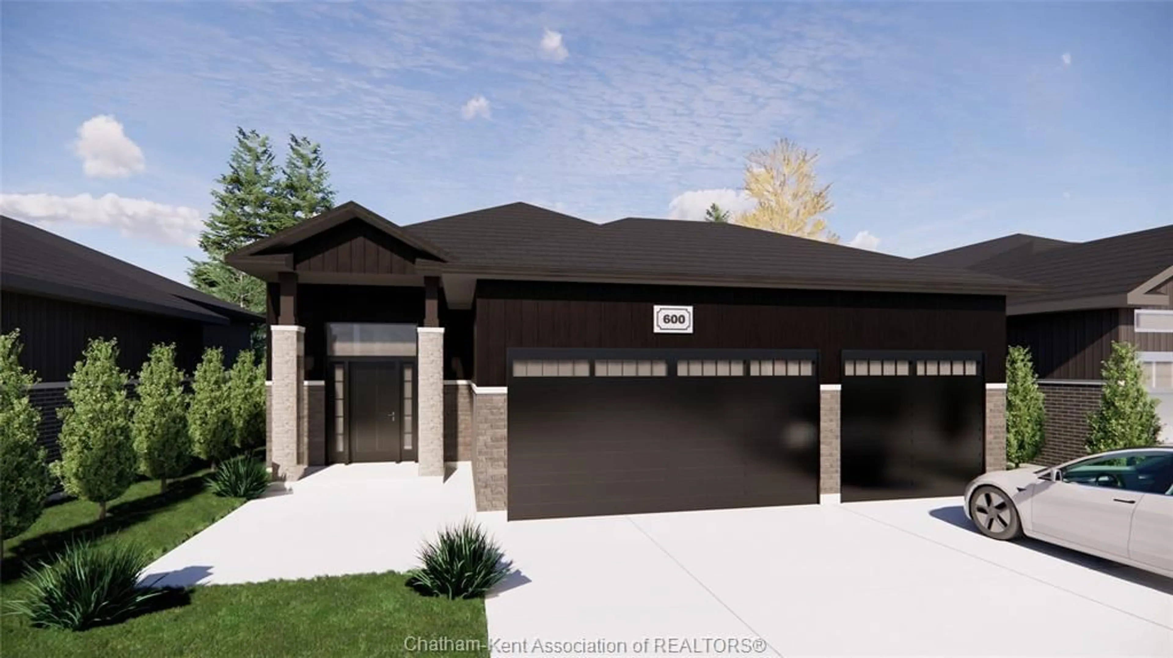 Home with brick exterior material, street for 600 INDIAN CREEK Rd, Chatham Ontario N7M 5J5