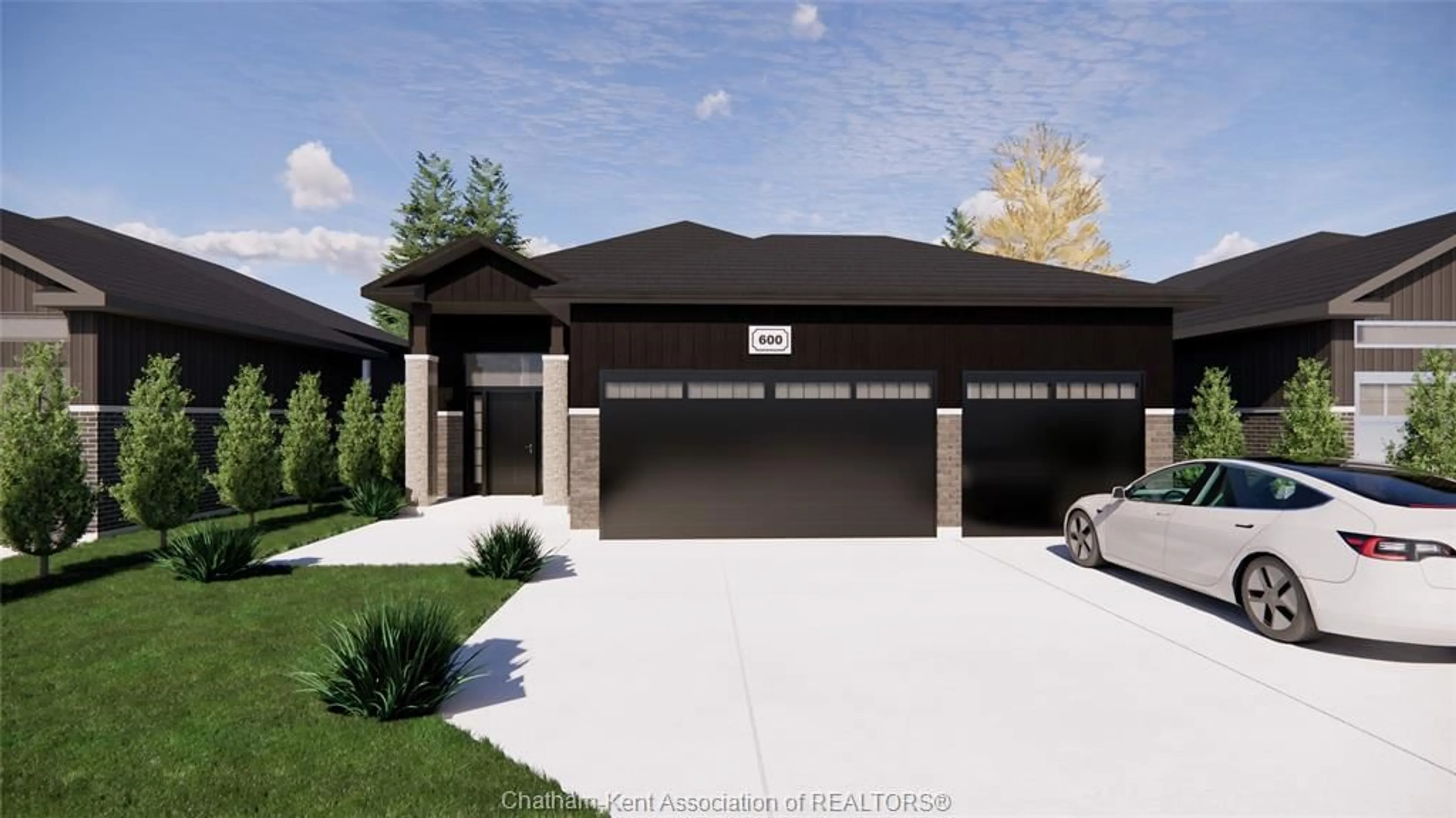 Home with brick exterior material, street for 600 INDIAN CREEK Rd, Chatham Ontario N7M 5J5