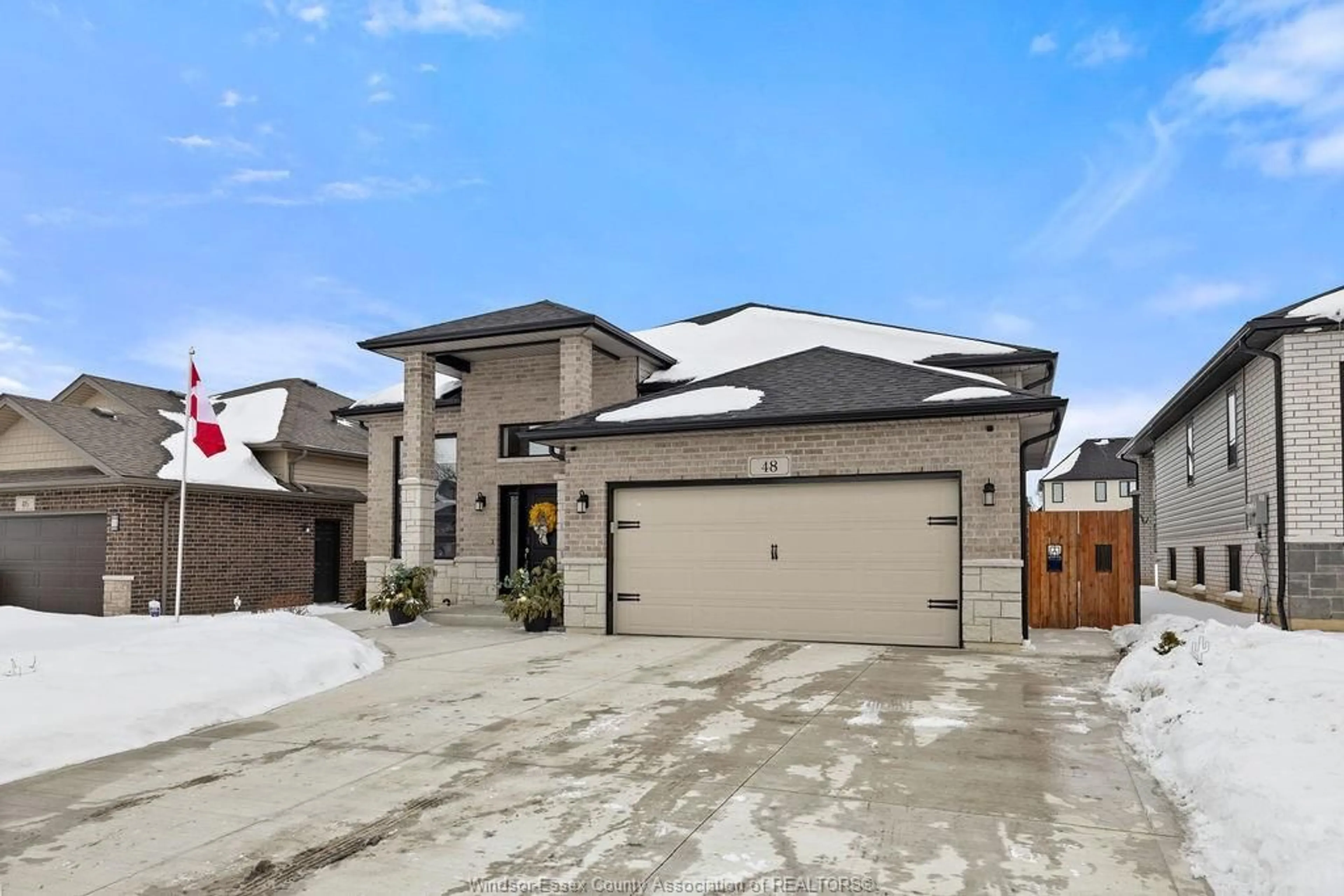 Home with brick exterior material, street for 48 KINGSBRIDGE, Amherstburg Ontario N9V 4A5