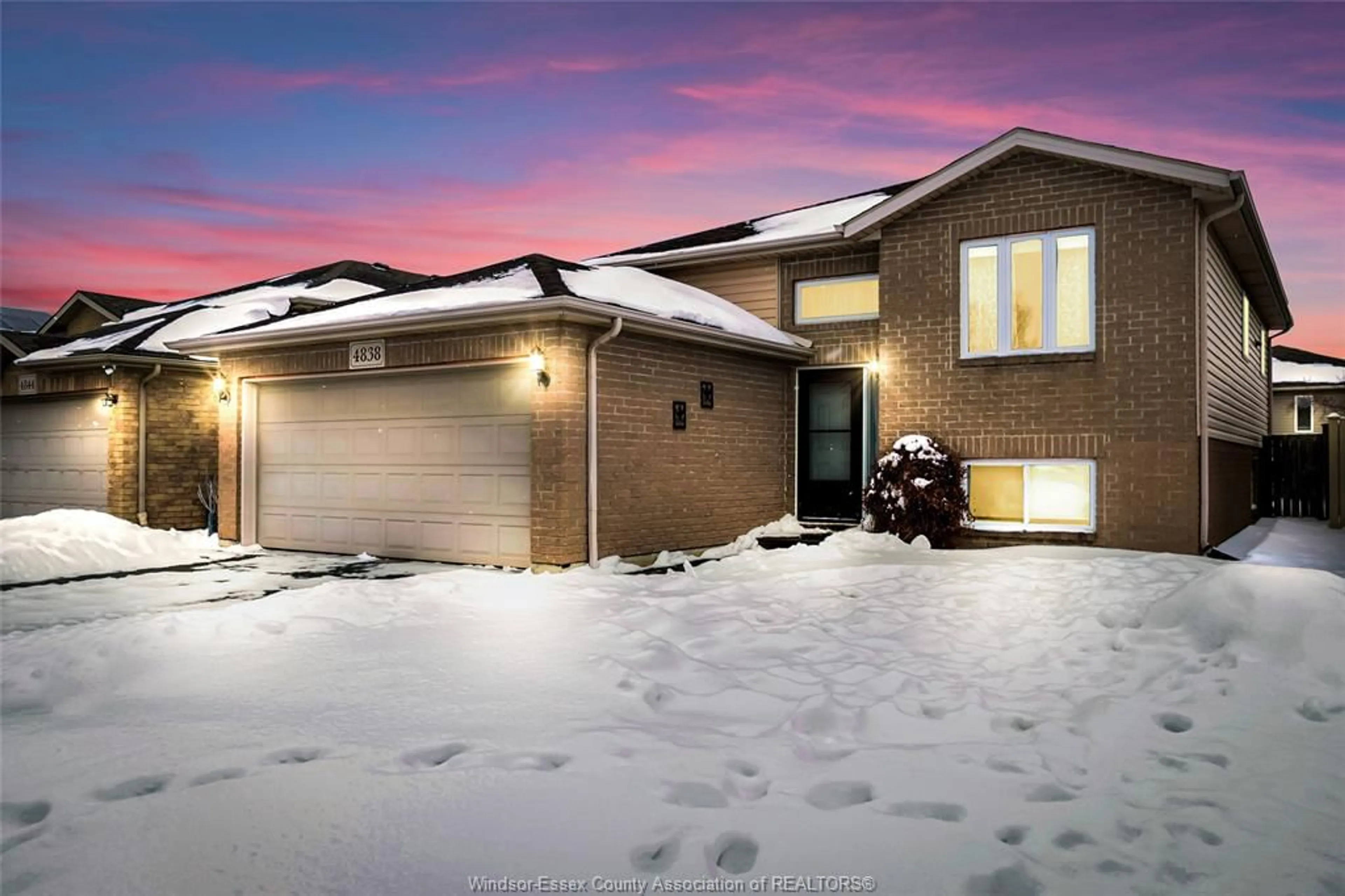 Home with brick exterior material, street for 4838 WHITEFISH, Windsor Ontario N9G 3E2