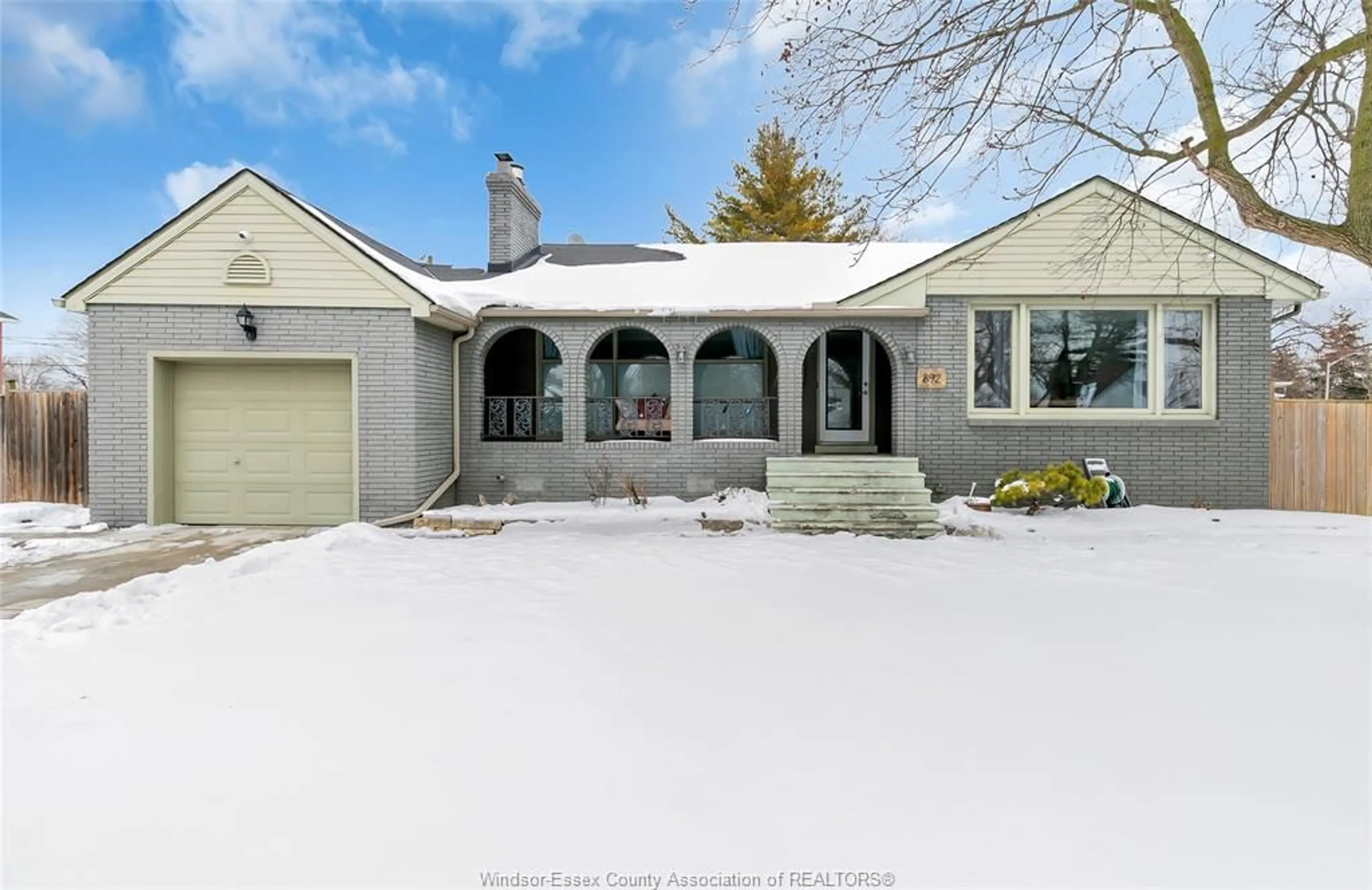 Home with vinyl exterior material, street for 892 EASTLAWN Ave, Windsor Ontario N8S 3H7