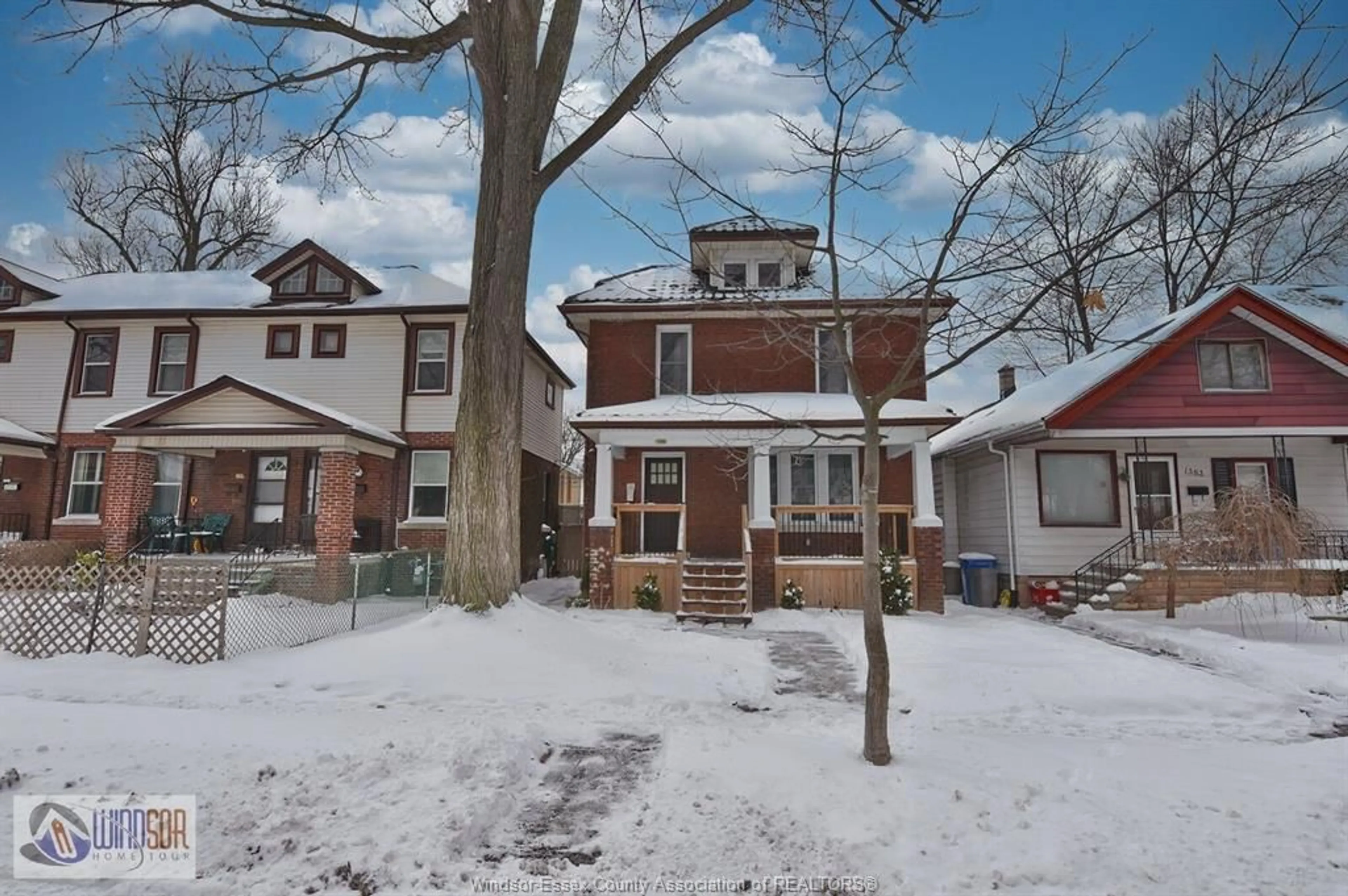 Home with brick exterior material, street for 1585 CHURCH, Windsor Ontario N8X 1V4