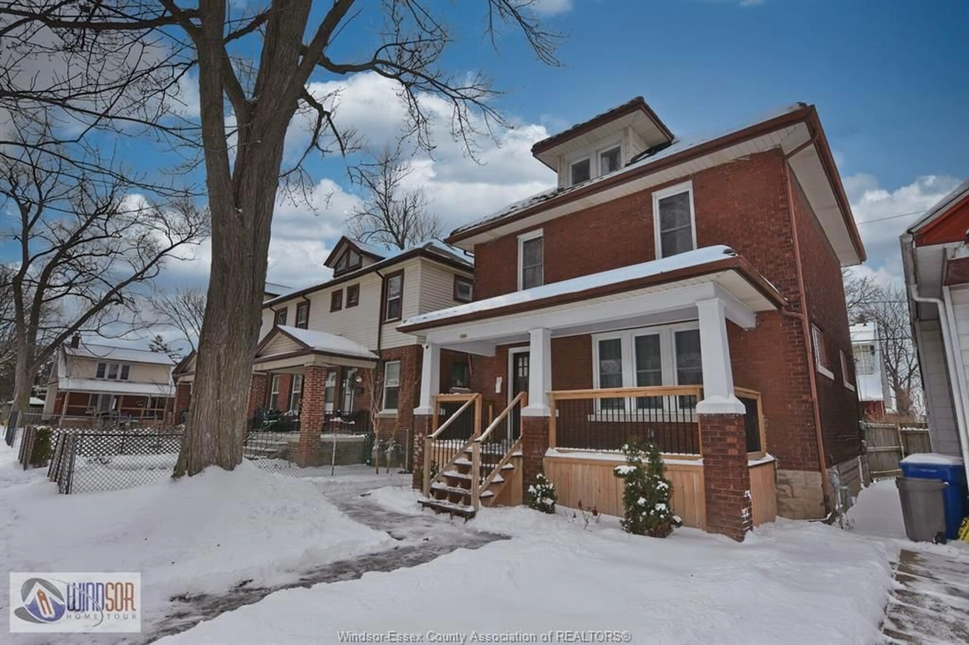 Home with brick exterior material, street for 1585 CHURCH, Windsor Ontario N8X 1V4