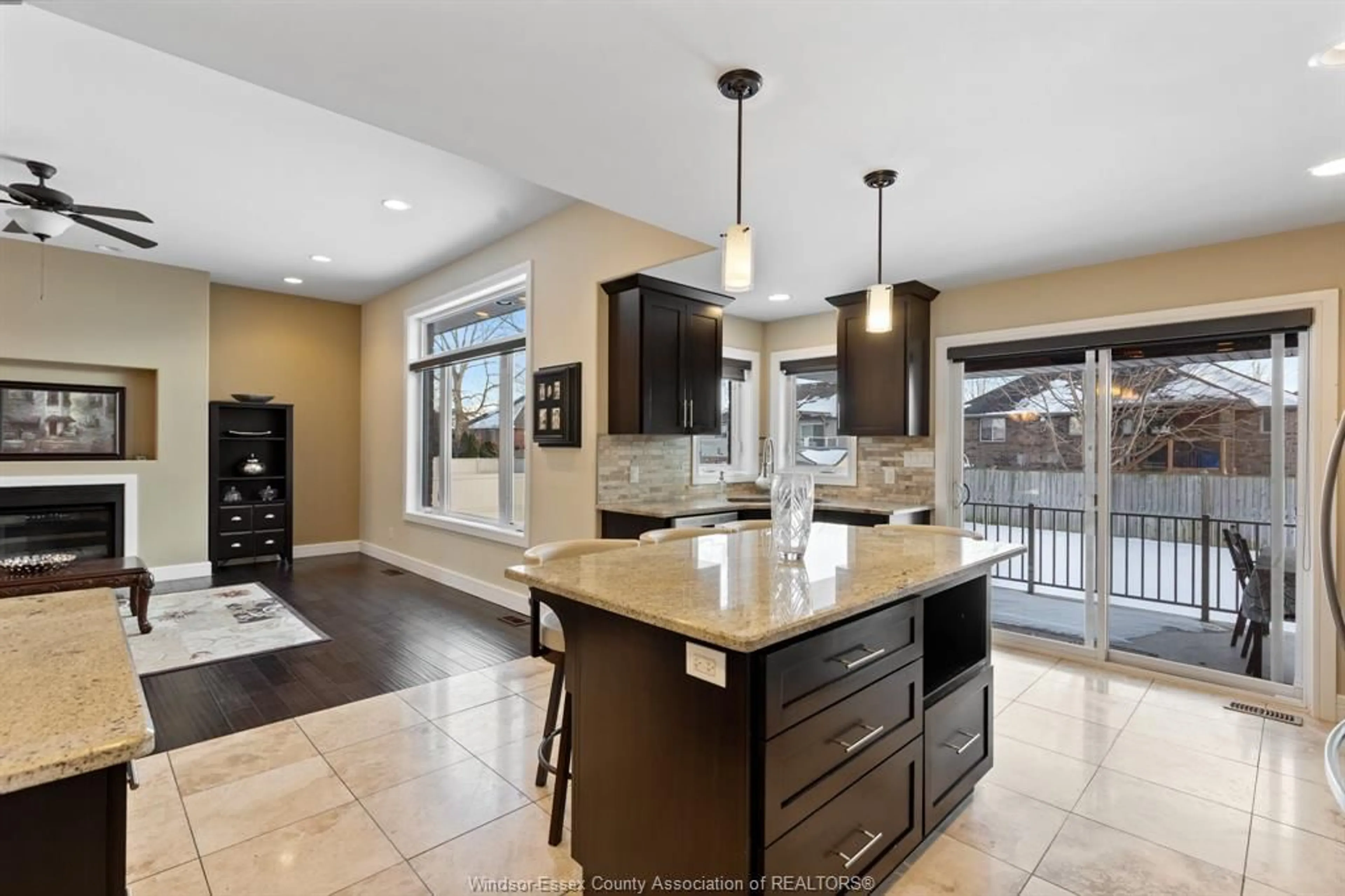 Open concept kitchen, ceramic/tile floor for 2665 LOVELL, LaSalle Ontario N9G 2N2