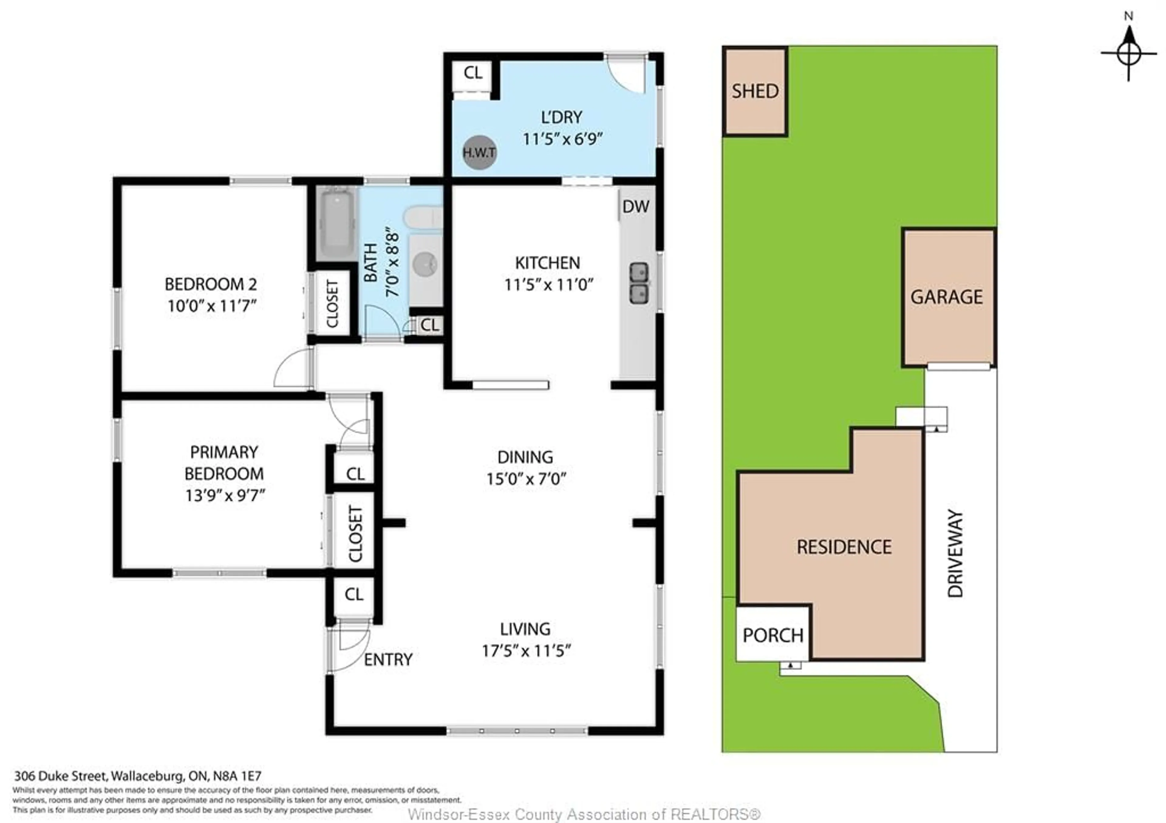 Floor plan for 306 Duke St, Wallaceburg Ontario N8A 1E6