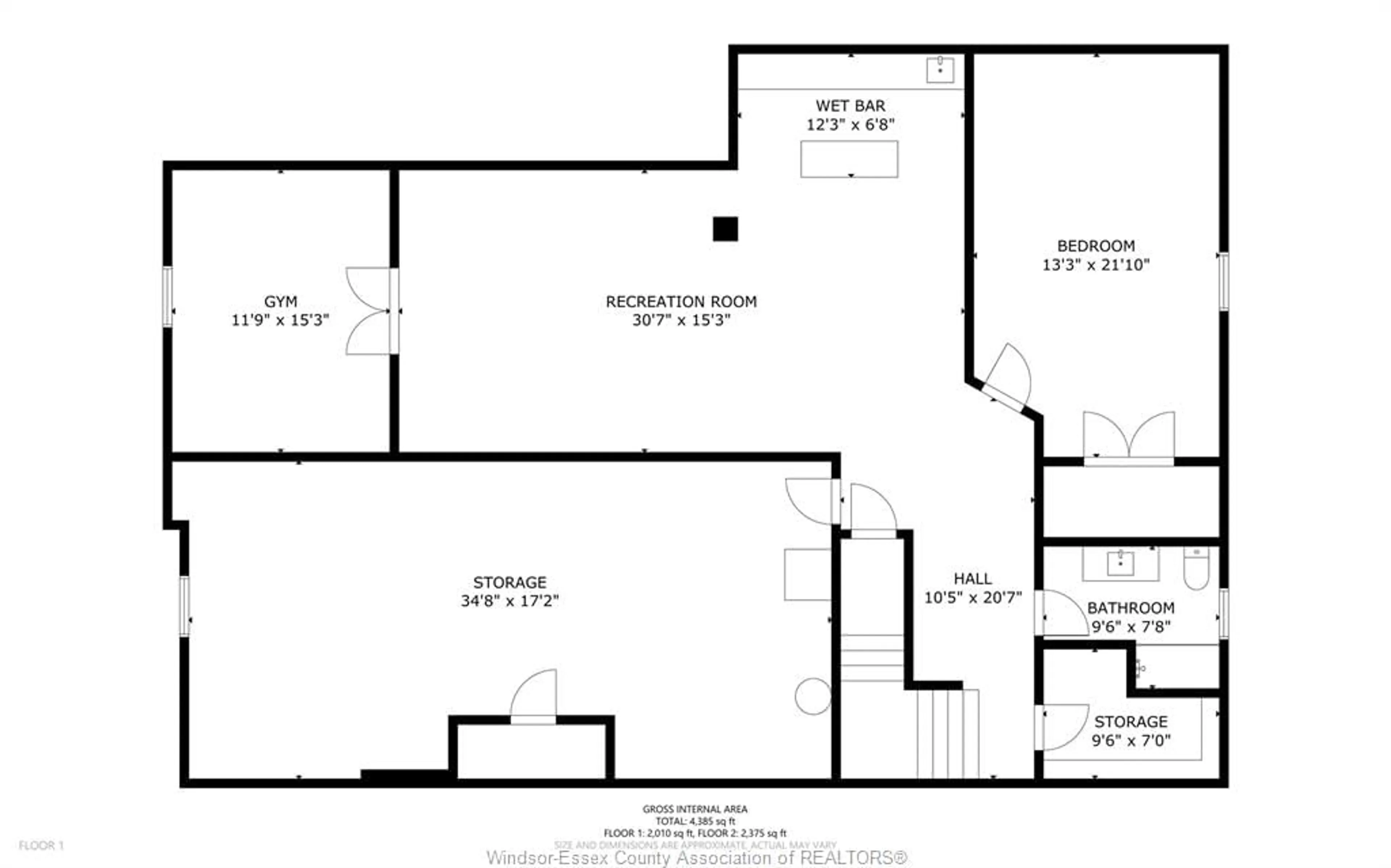 Floor plan for 295 CRYSTAL BAY Dr, Amherstburg Ontario N9V 4A6