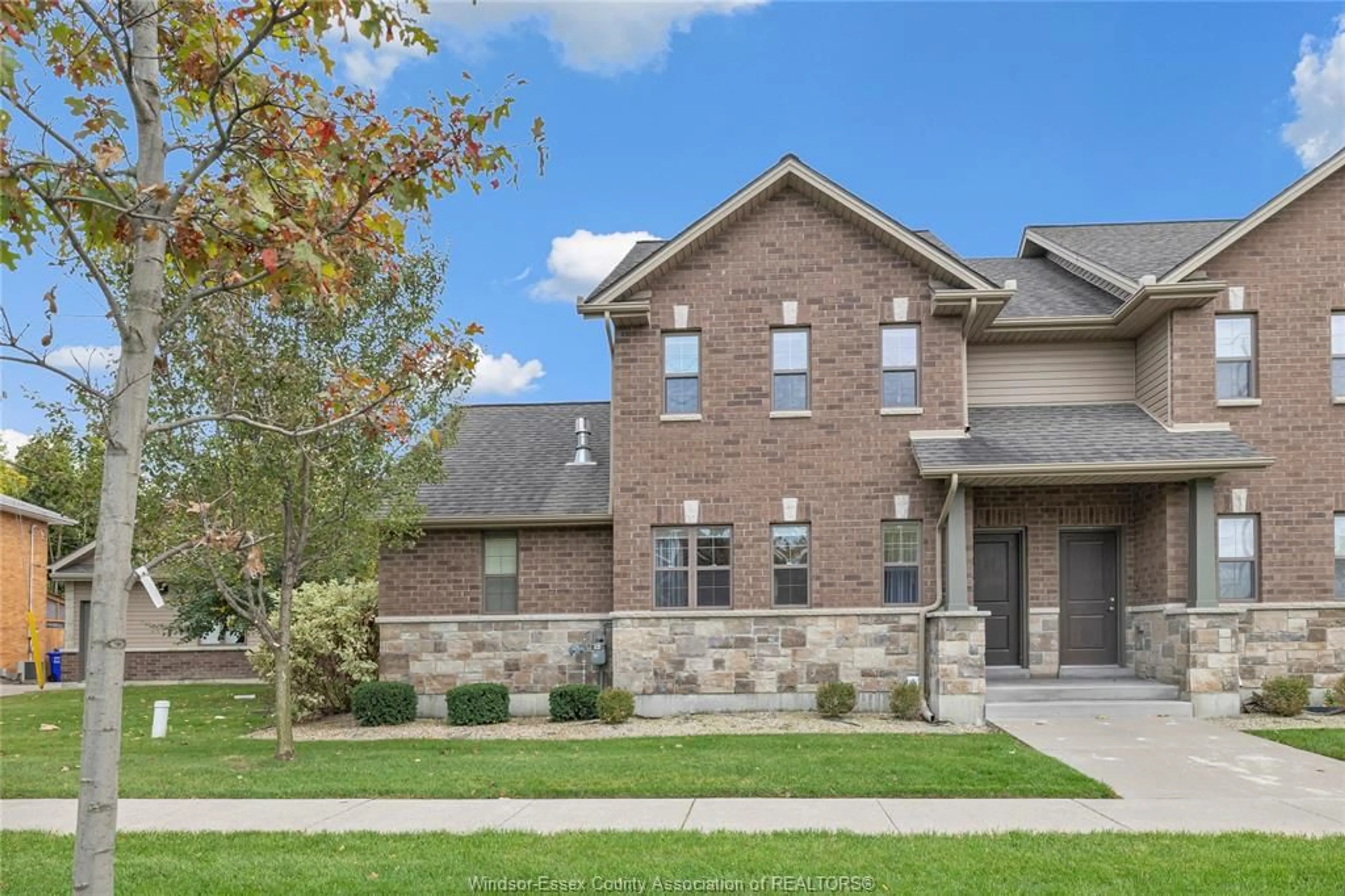 Home with brick exterior material, street for 8475 WYANDOTTE #116, Windsor Ontario N8S 0A5