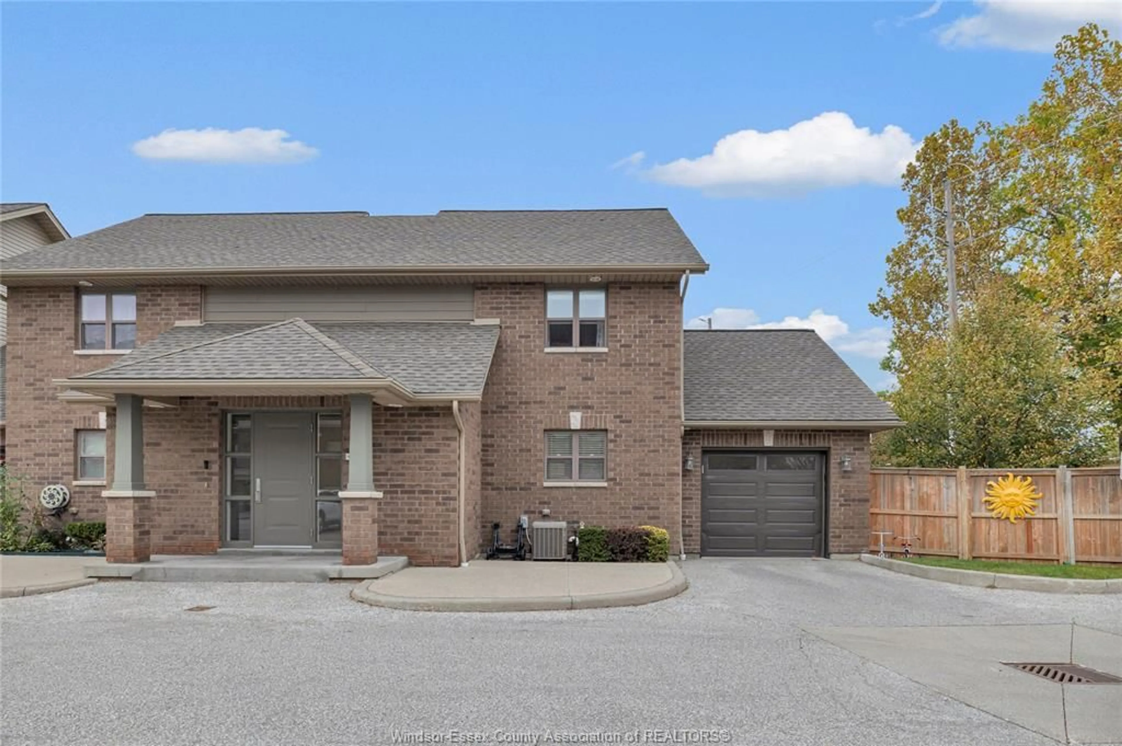 Home with brick exterior material, street for 8475 WYANDOTTE #116, Windsor Ontario N8S 0A5