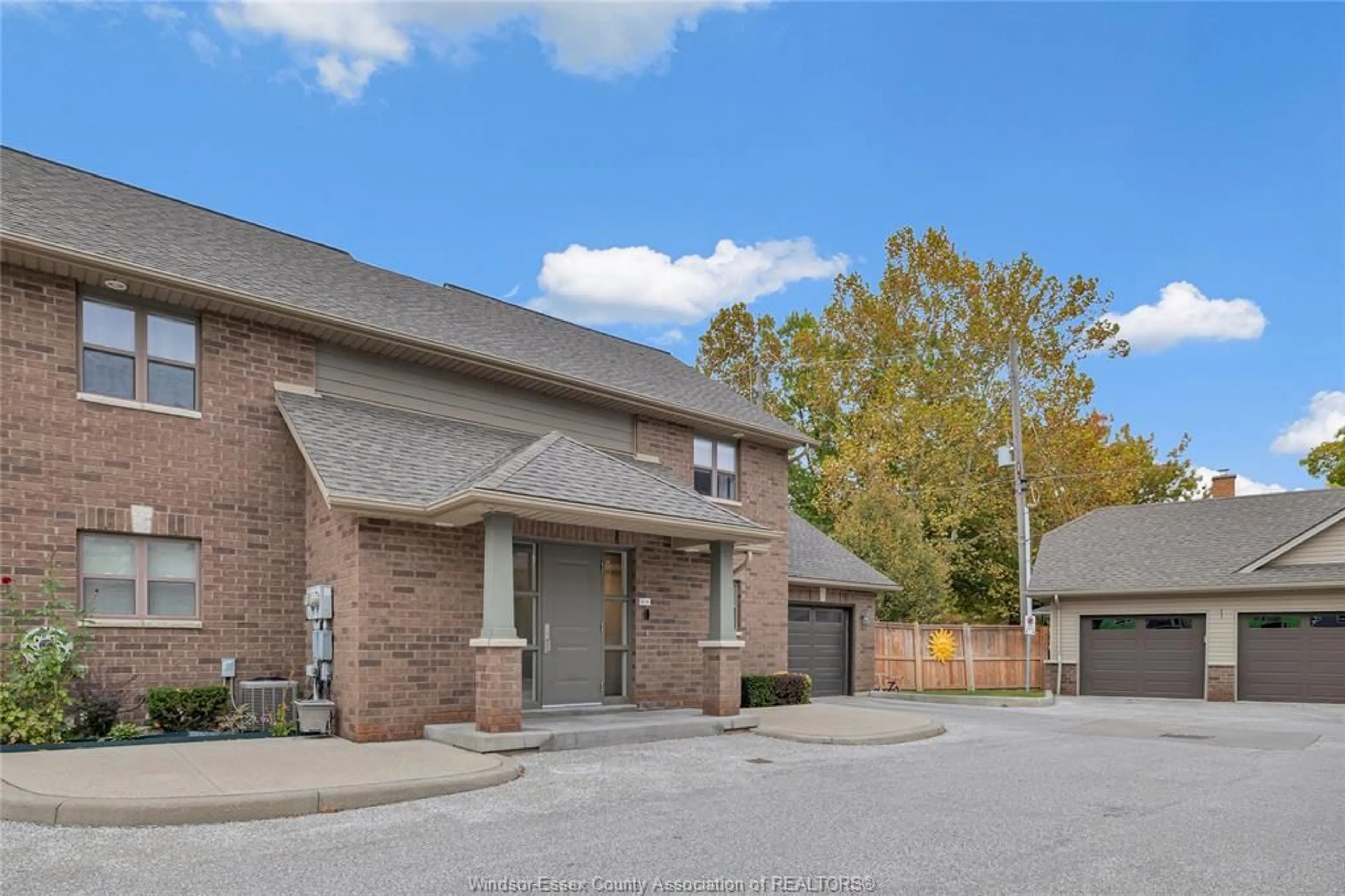 Home with brick exterior material, street for 8475 WYANDOTTE #116, Windsor Ontario N8S 0A5