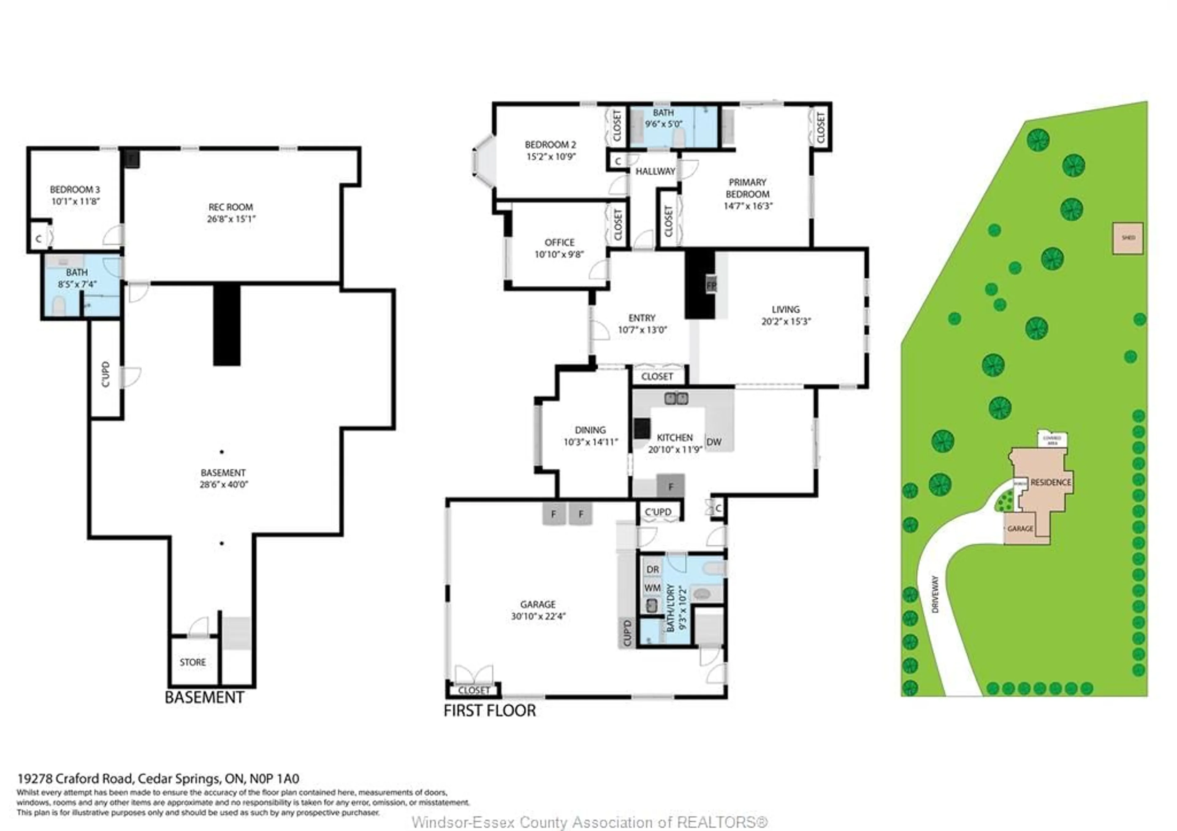 Floor plan for 19278 Craford Rd, Raleigh Township Ontario N0P 1A0